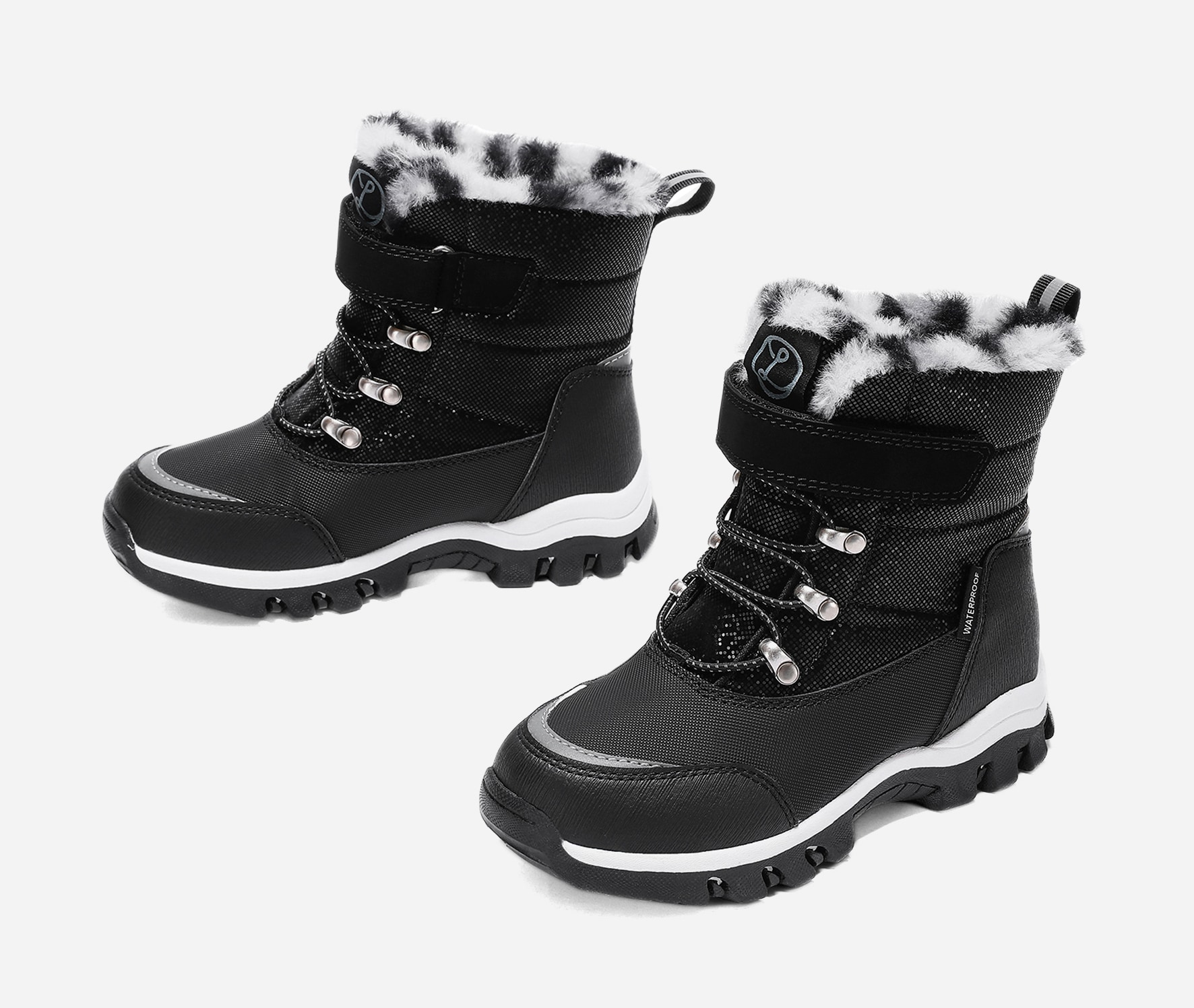 DINSKO, Varmforet støvlett, waterproof Sort