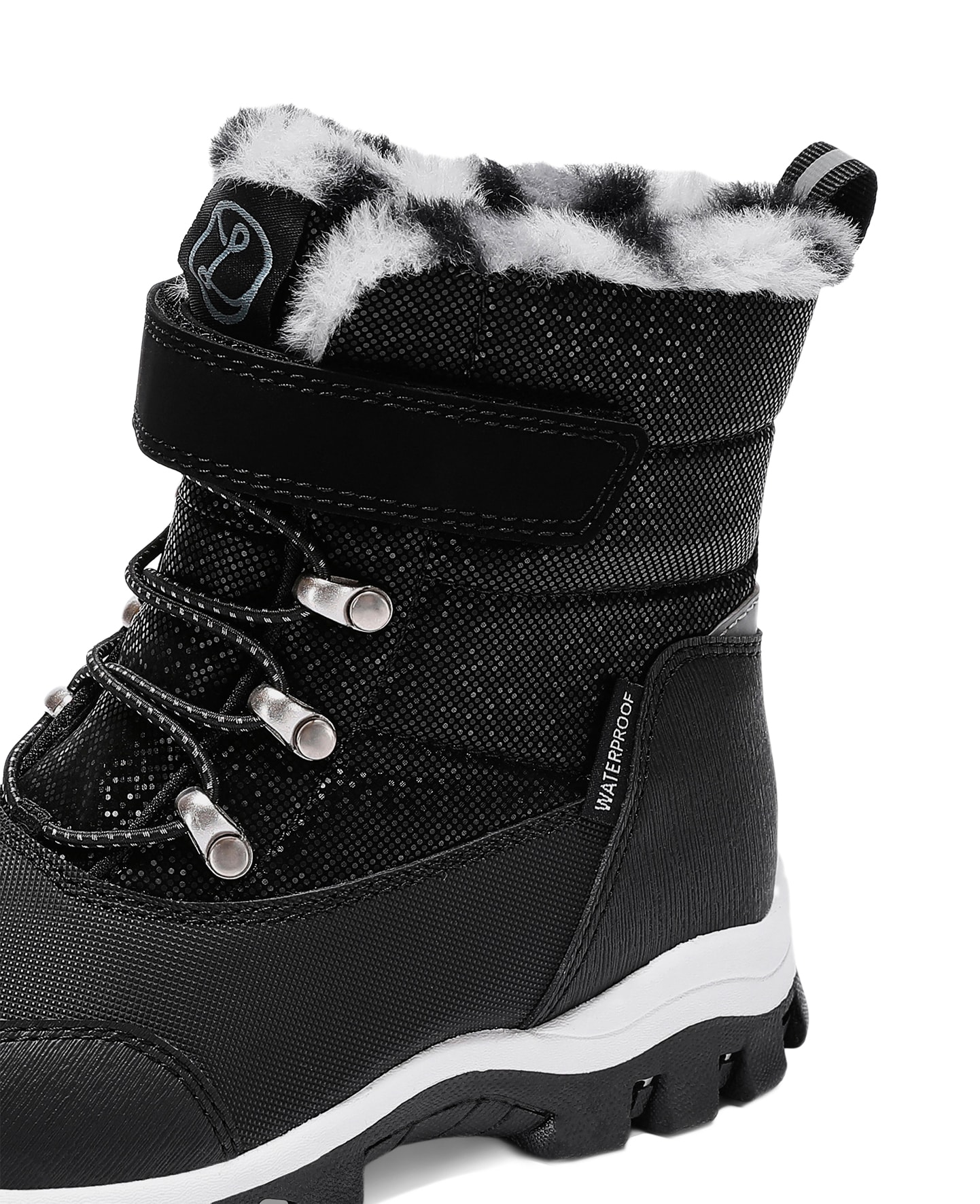 DINSKO, Varmforet støvlett, waterproof Sort