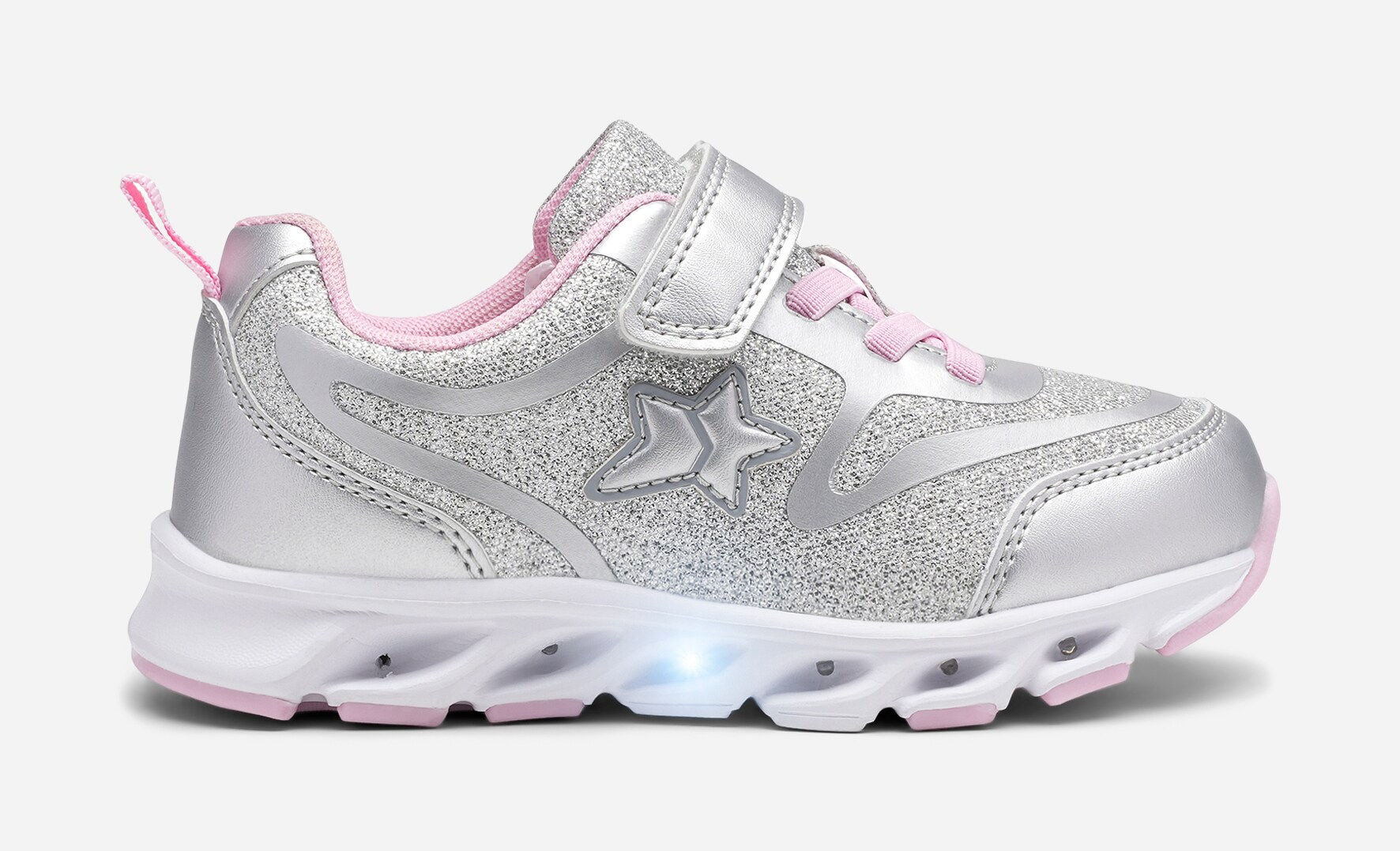 DINSKO, Blinkende sneakers Metall