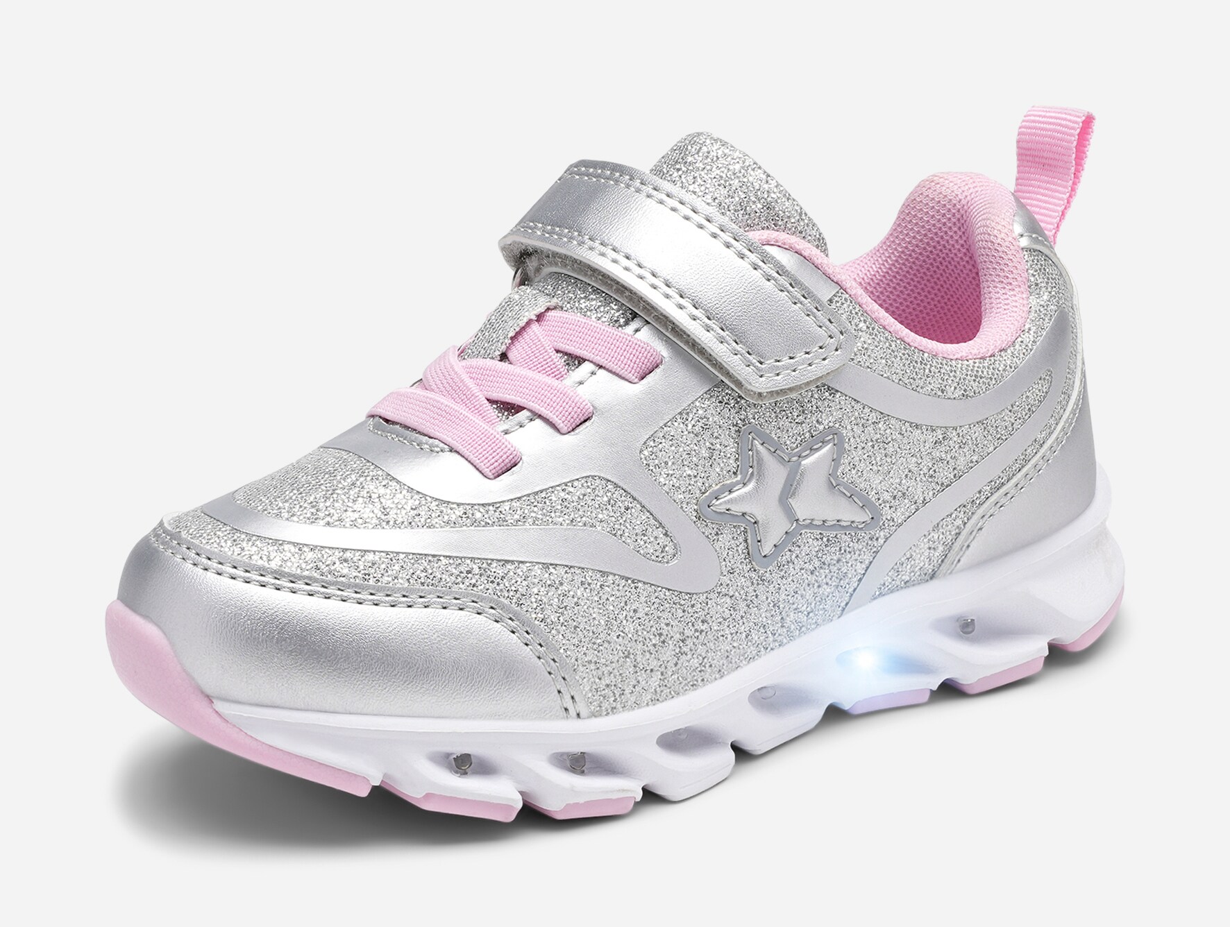 DINSKO, Blinkende sneakers Metall