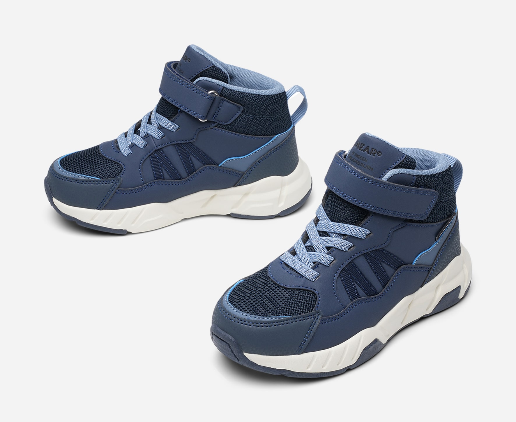 LINEAR, Høye sneakers, waterproof Blå