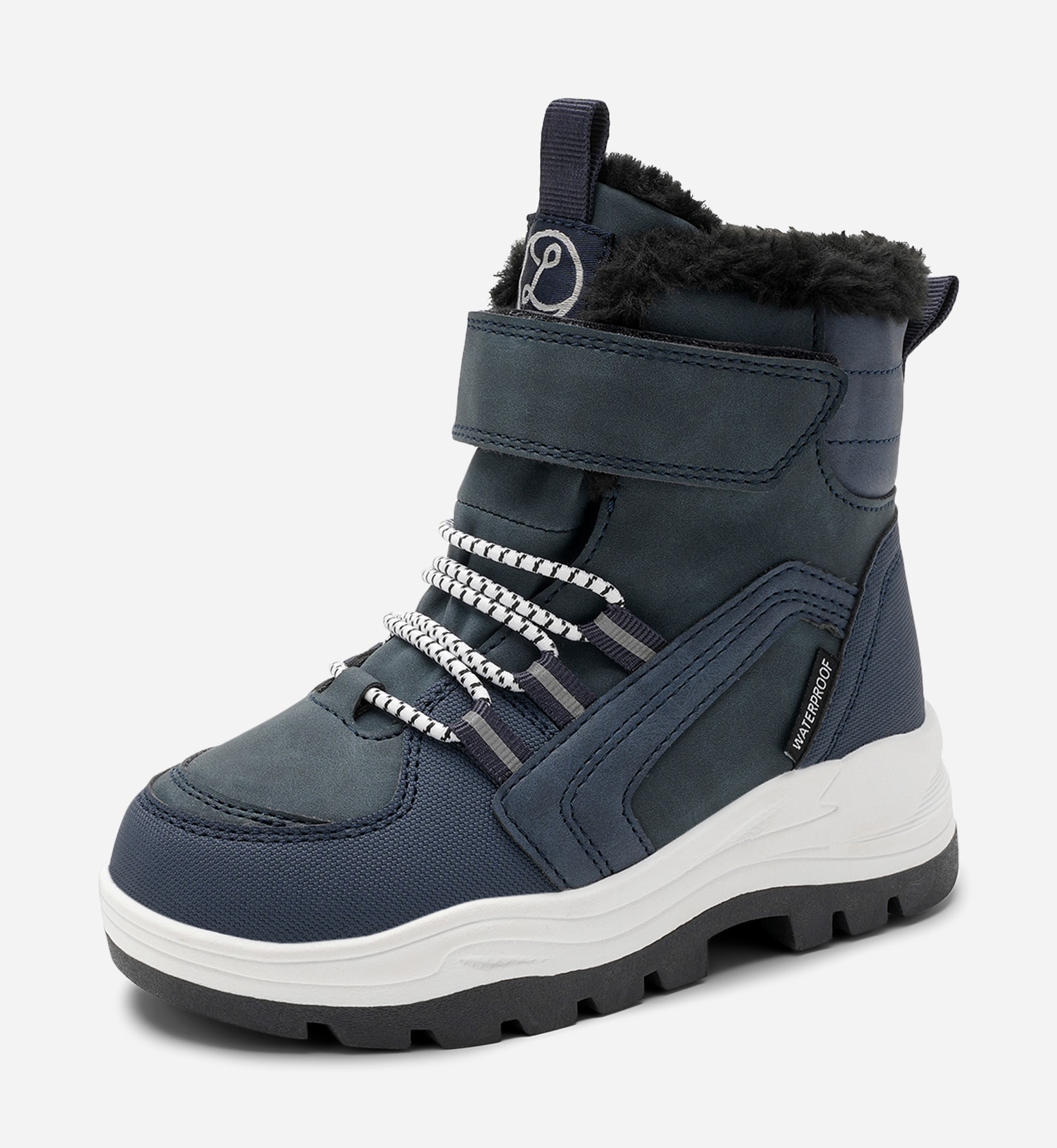 LINEAR, Varmforet skolett waterproof Blå