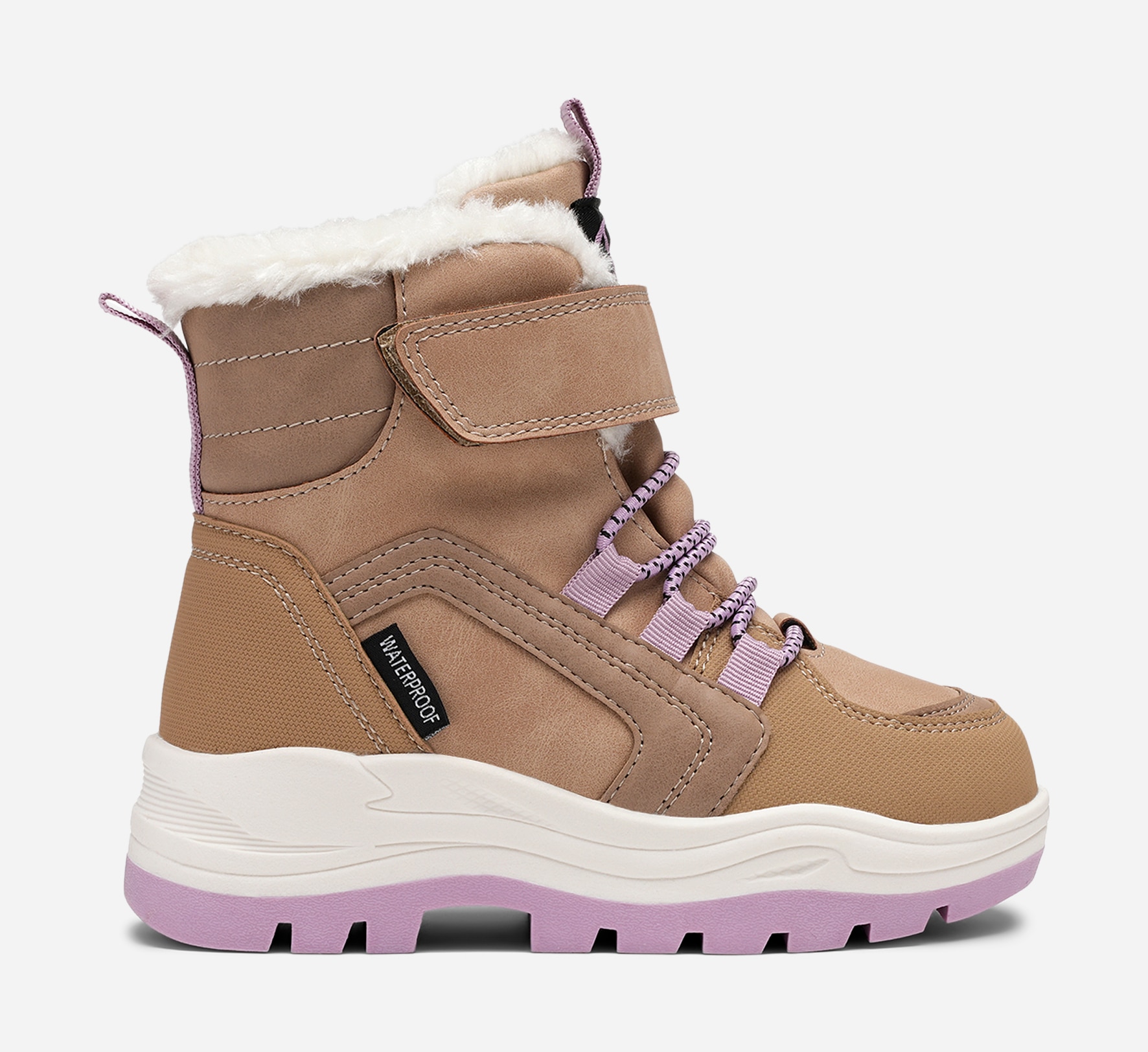 LINEAR, Varmforet skolett waterproof Beige