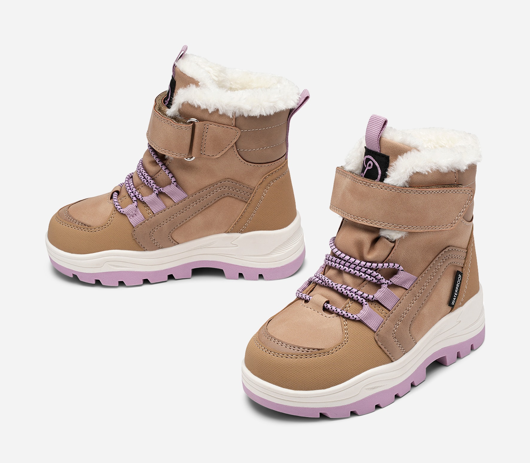 LINEAR, Varmforet skolett waterproof Beige