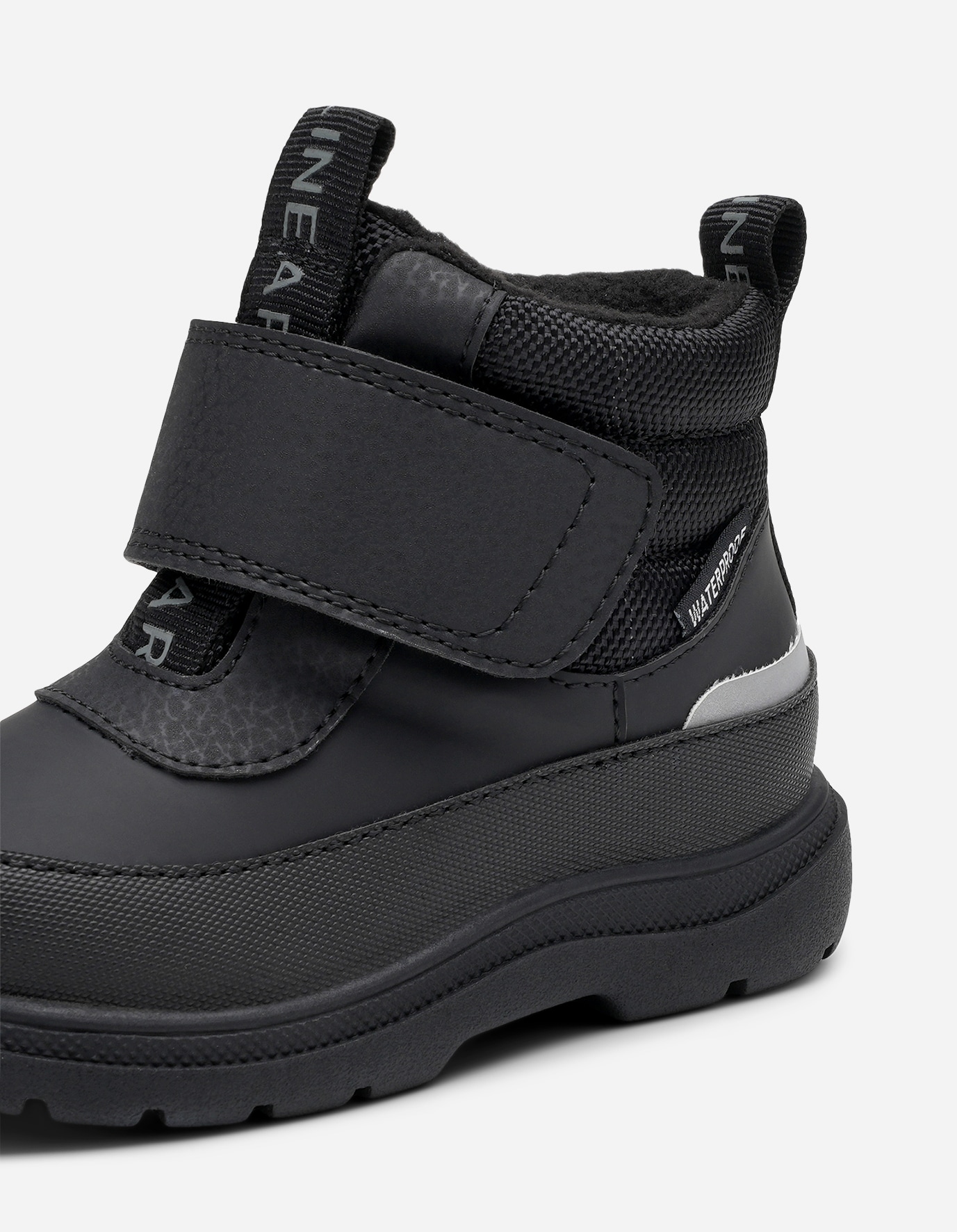 LINEAR, Fleeceforet boots waterproof Sort