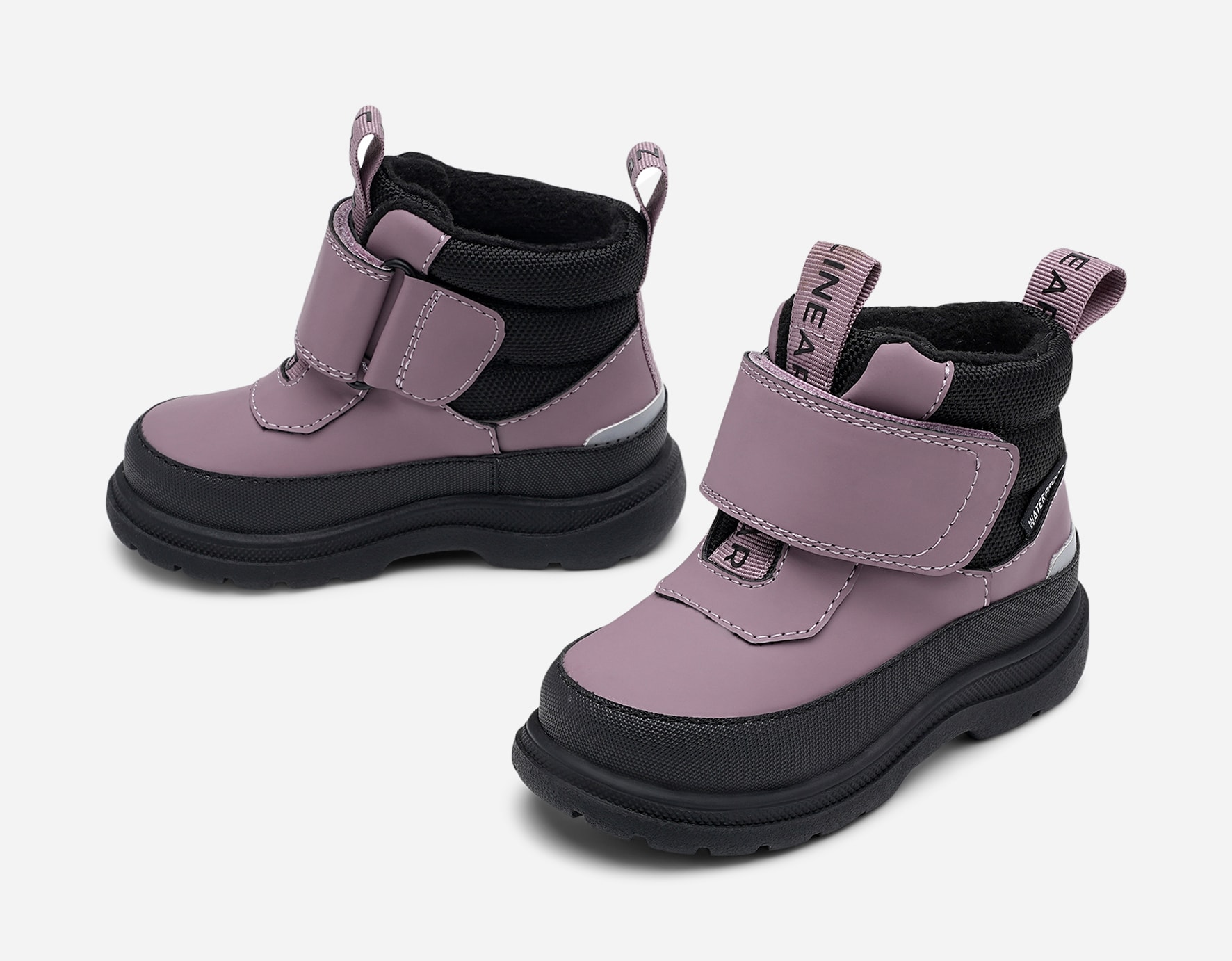 LINEAR, Fleeceforet boots waterproof Lilla