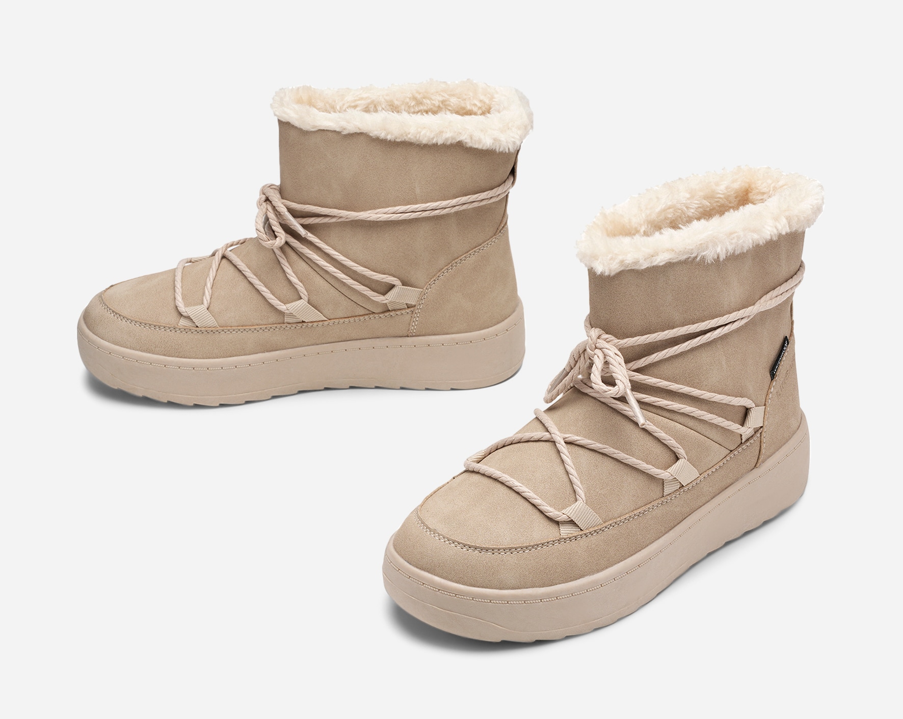 DINSKO, Varmforet boots, waterproof Beige