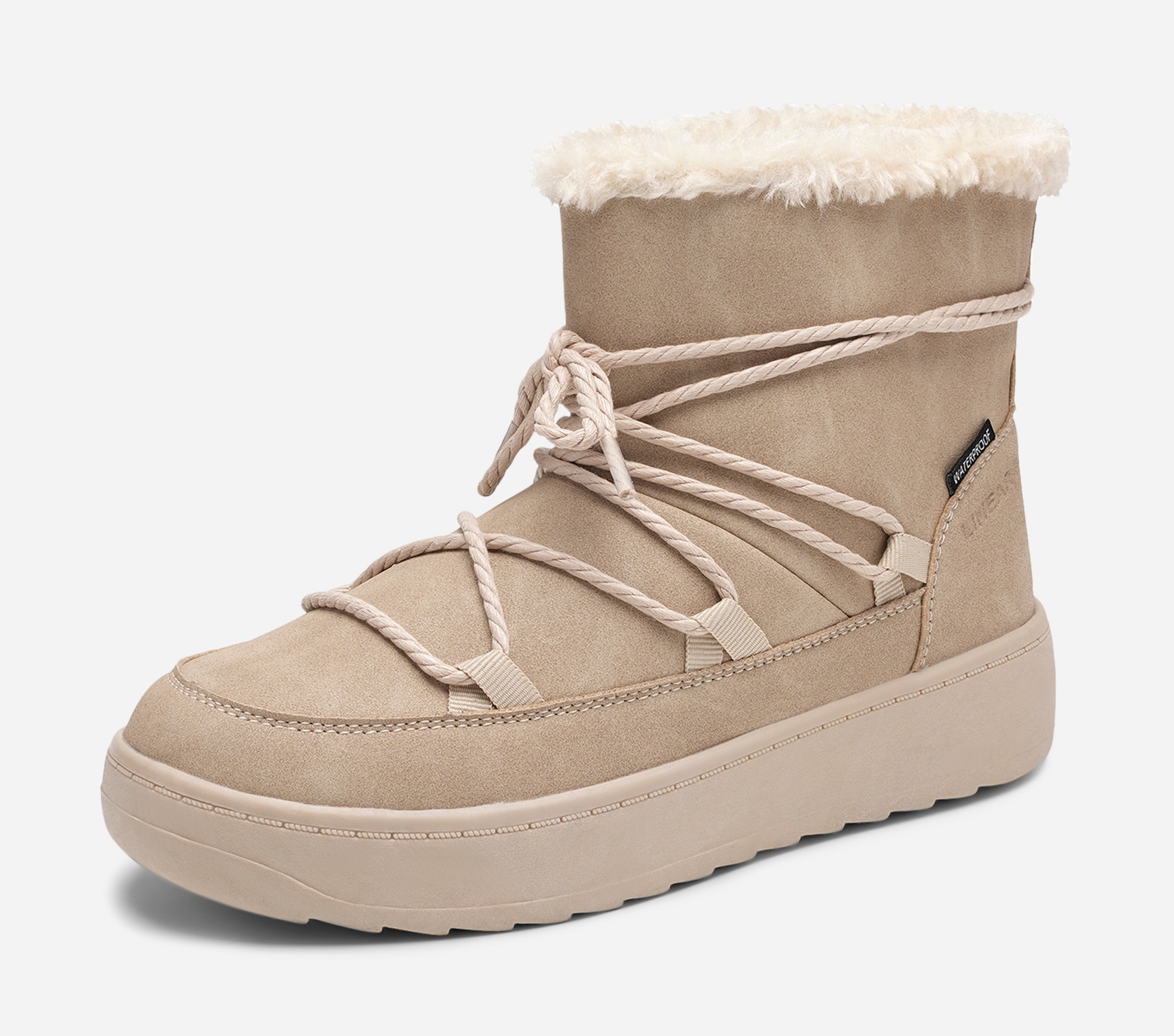DINSKO, Varmforet boots, waterproof Beige