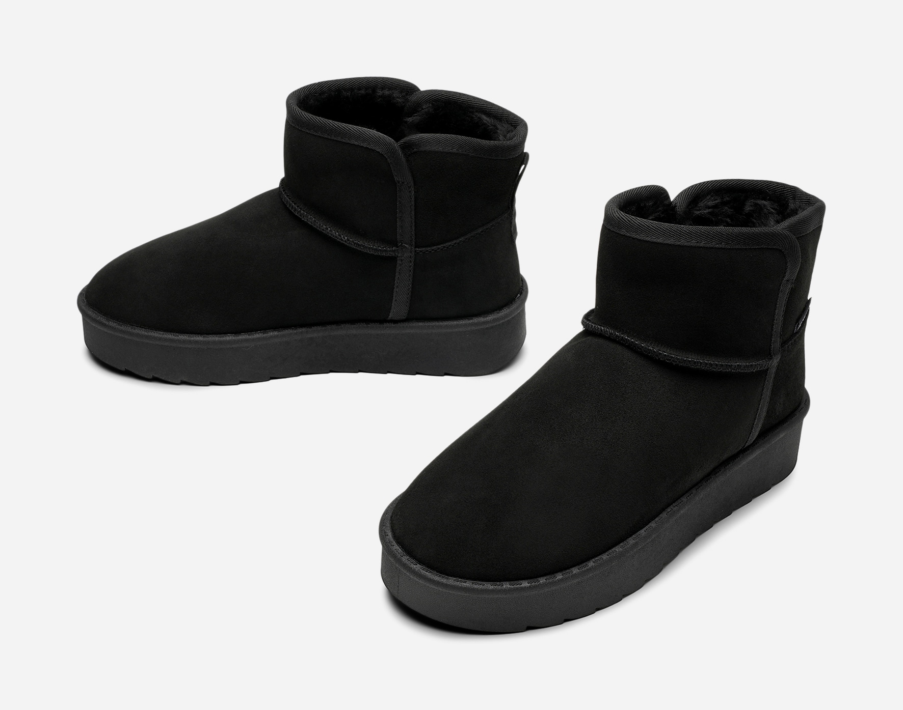 LINEAR, Varmforet boots, waterproof Sort
