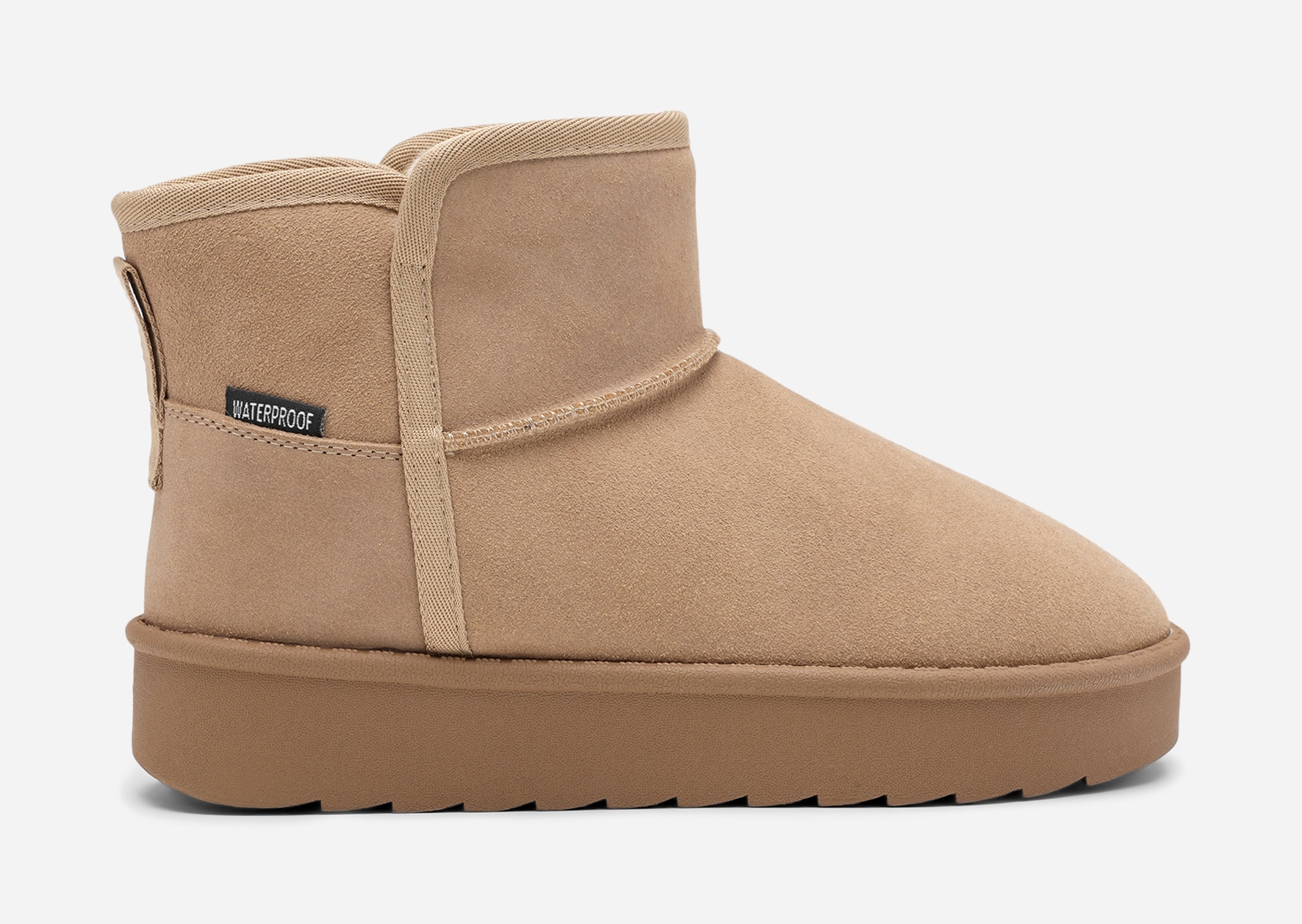 LINEAR, Varmforet boots, waterproof Beige