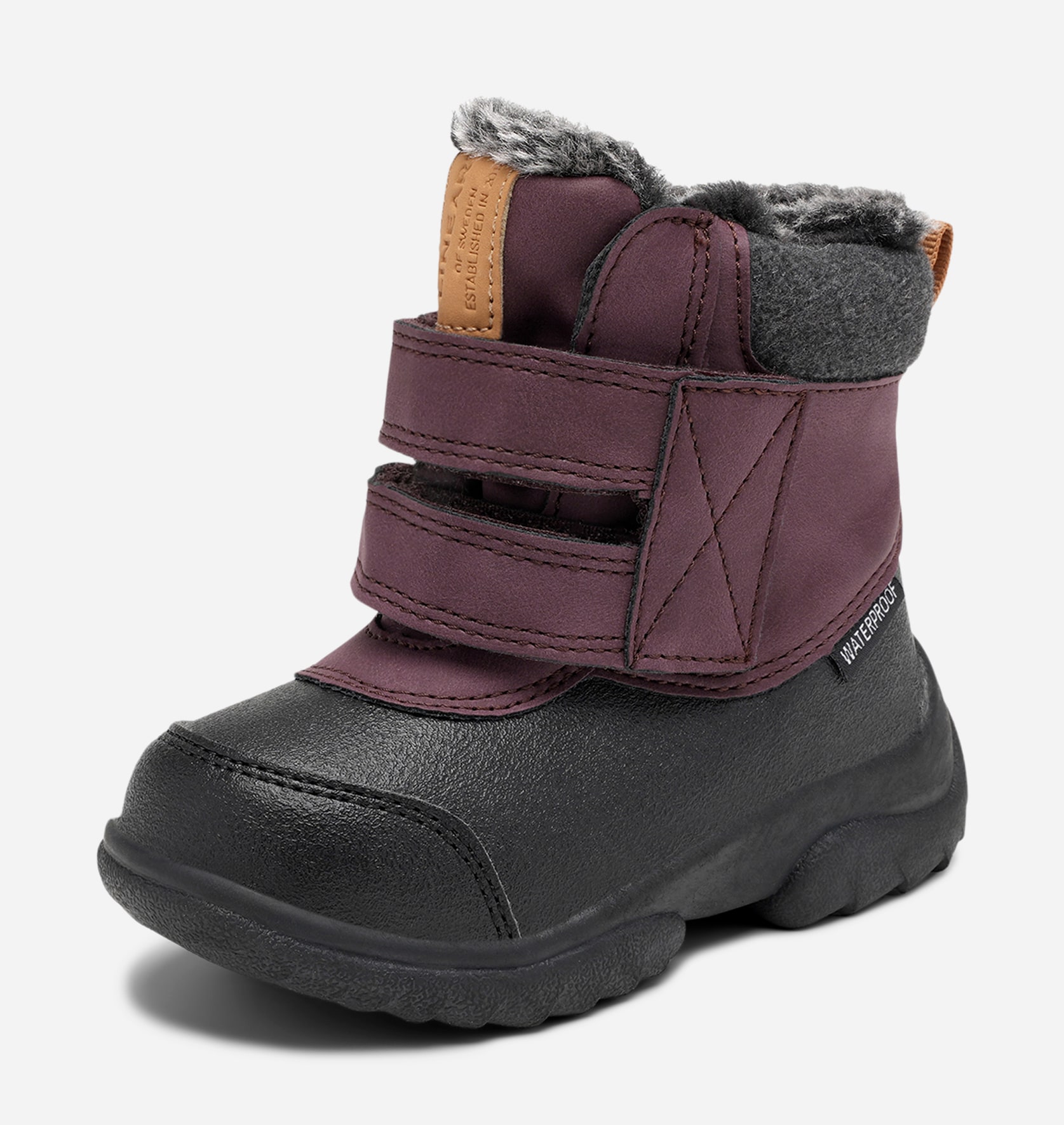 LINEAR, Varmforet skolett waterproof Rød