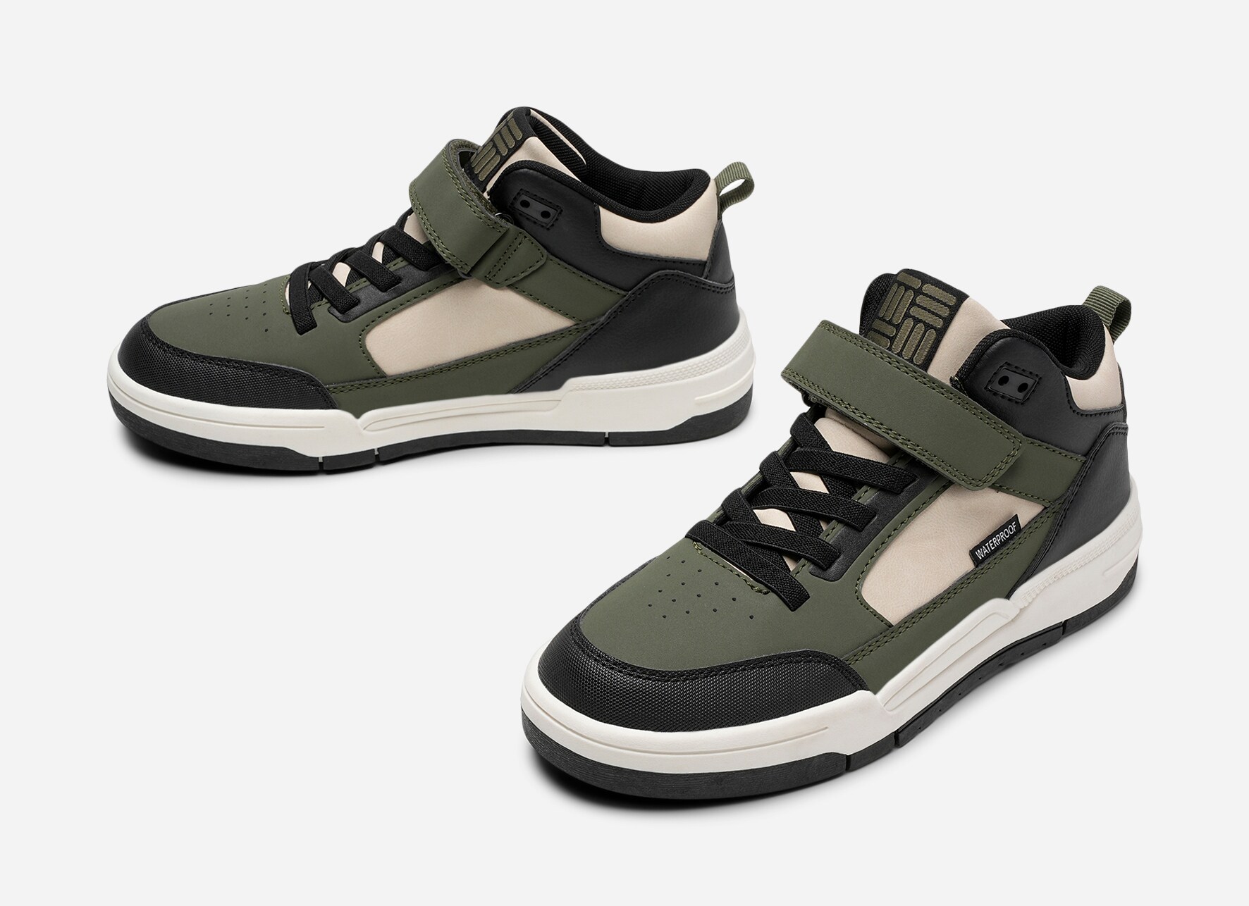 DINSKO, Høye sneakers, waterproof Grønn