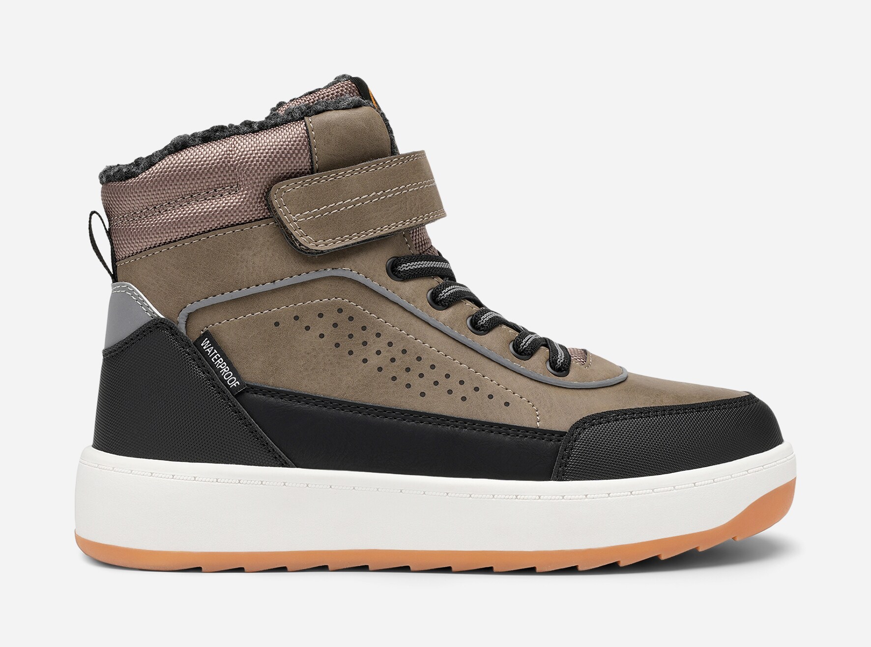 LINEAR, Varmforet skolett waterproof Grønn