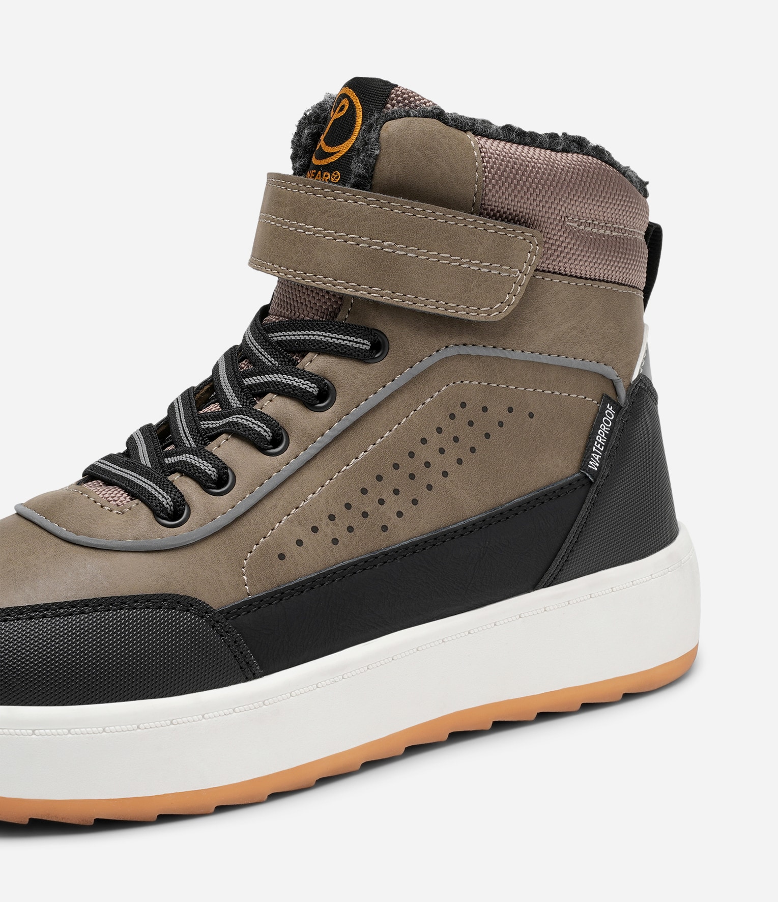 LINEAR, Varmforet skolett waterproof Grønn