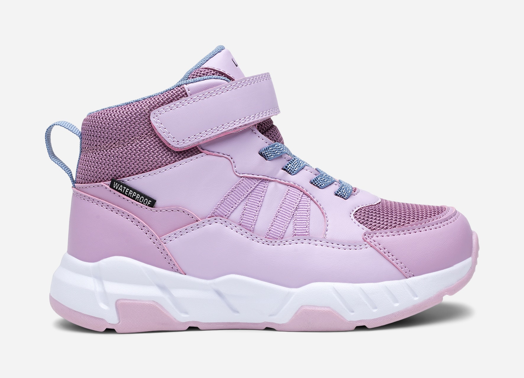 LINEAR, Høye sneakers, waterproof Lilla