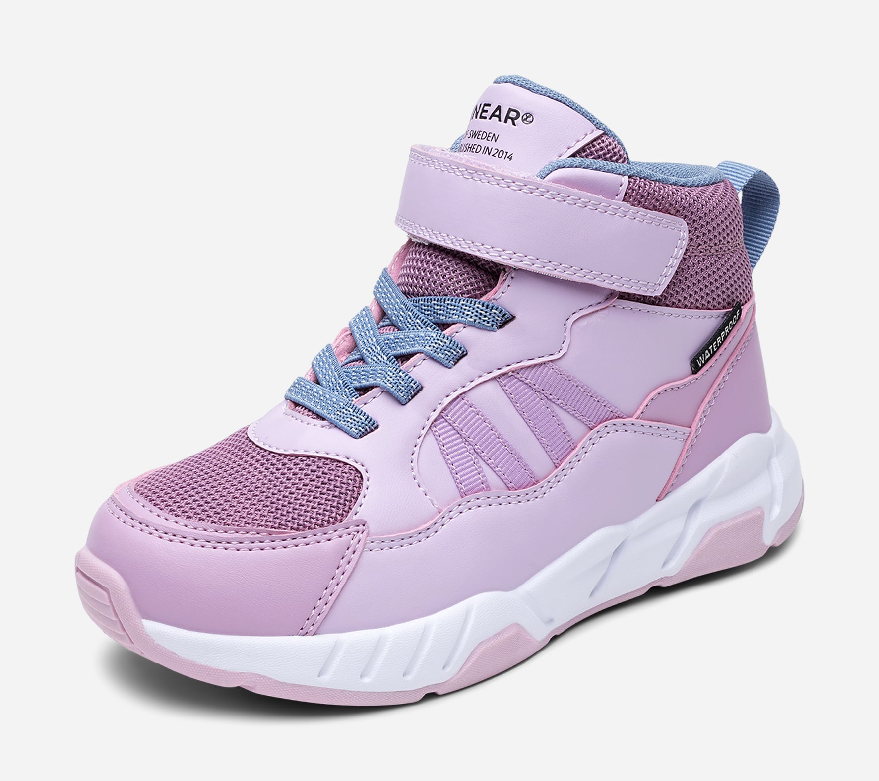 LINEAR, Høye sneakers, waterproof Lilla