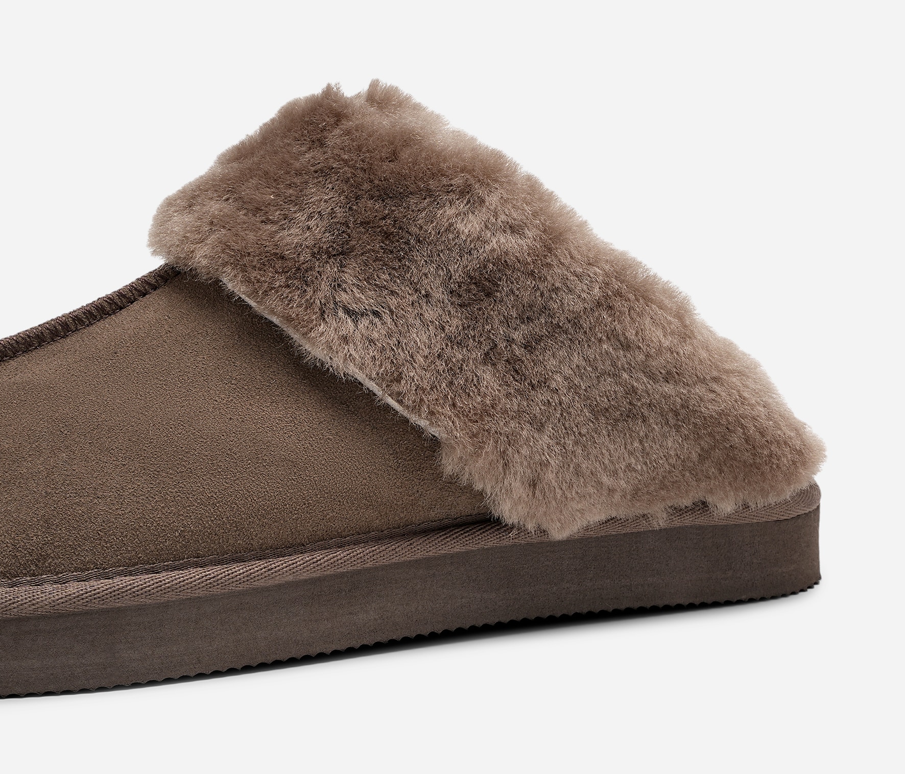 PACE, Skinntøffel Brun