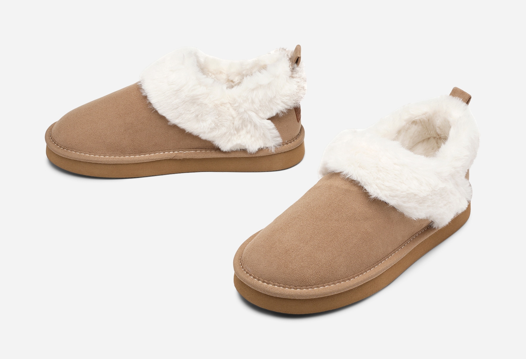 LINEAR, Tøfler Beige