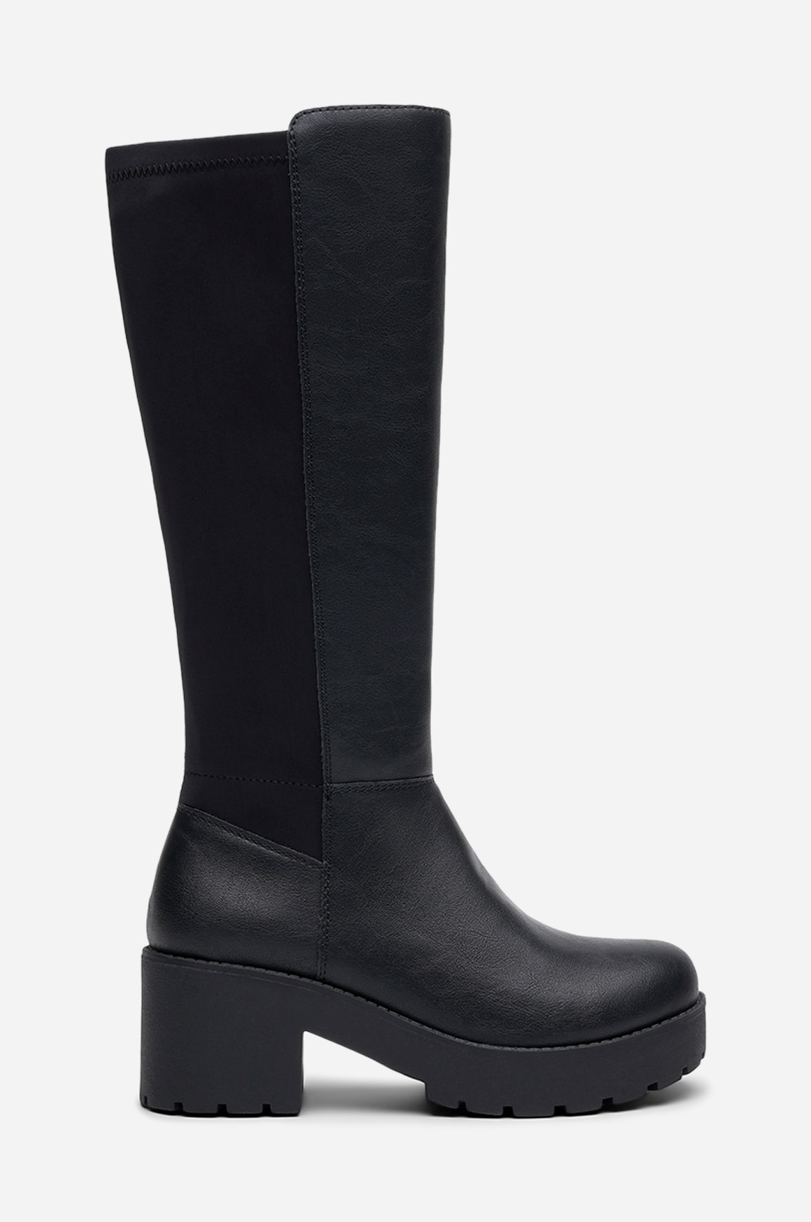 ATTITUDE, Støvlett med stretchskaft Sort