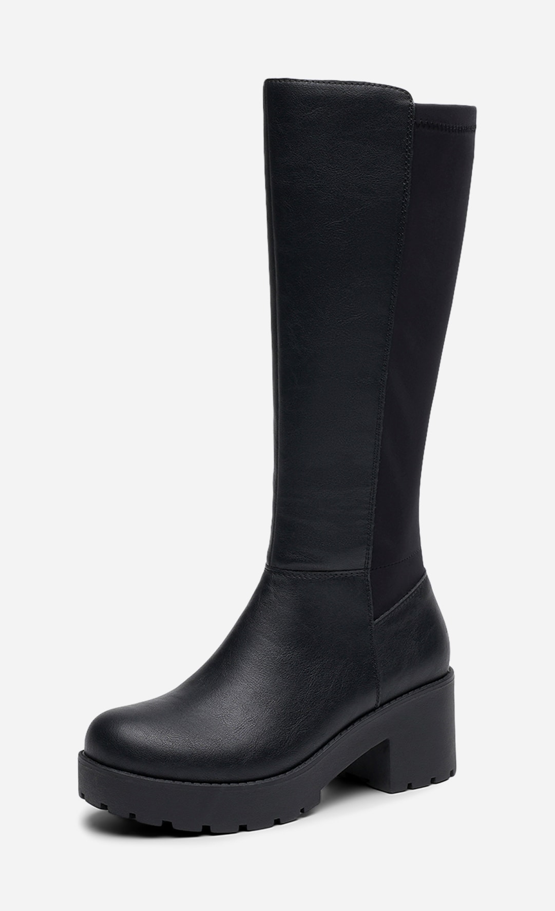 ATTITUDE, Støvlett med stretchskaft Sort