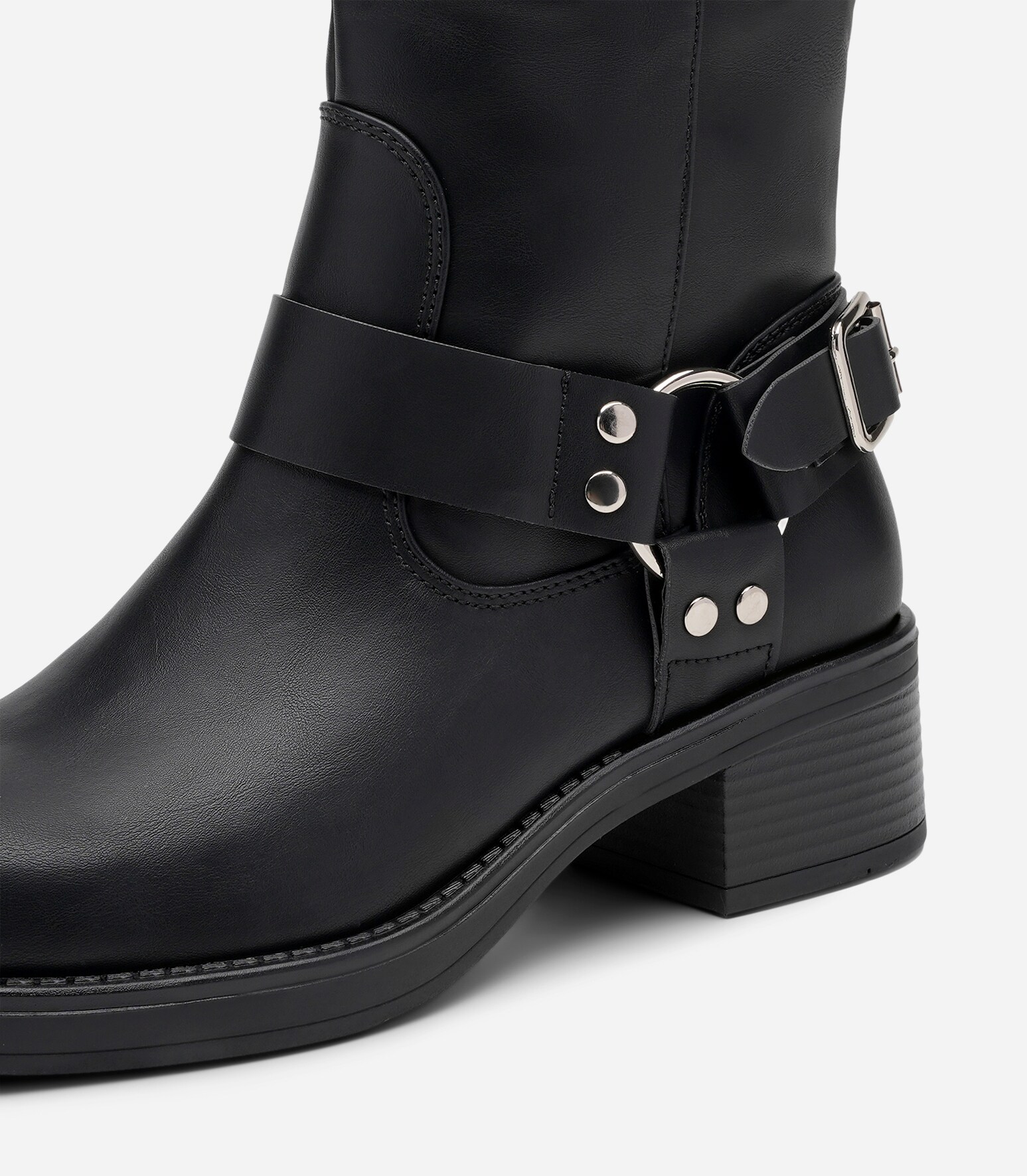 XIT, Støvlett med spenner Sort