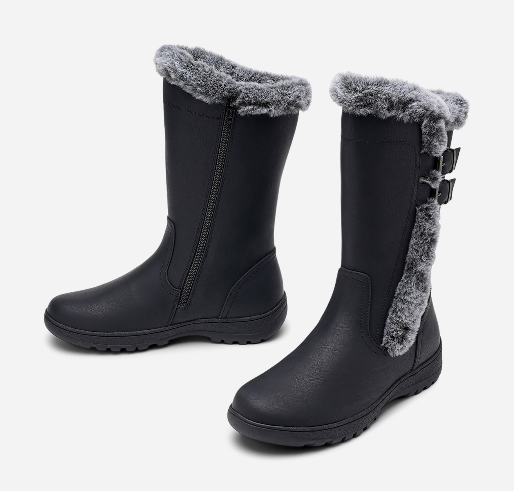 SO ALL, Varmforet støvlett, waterproof Sort