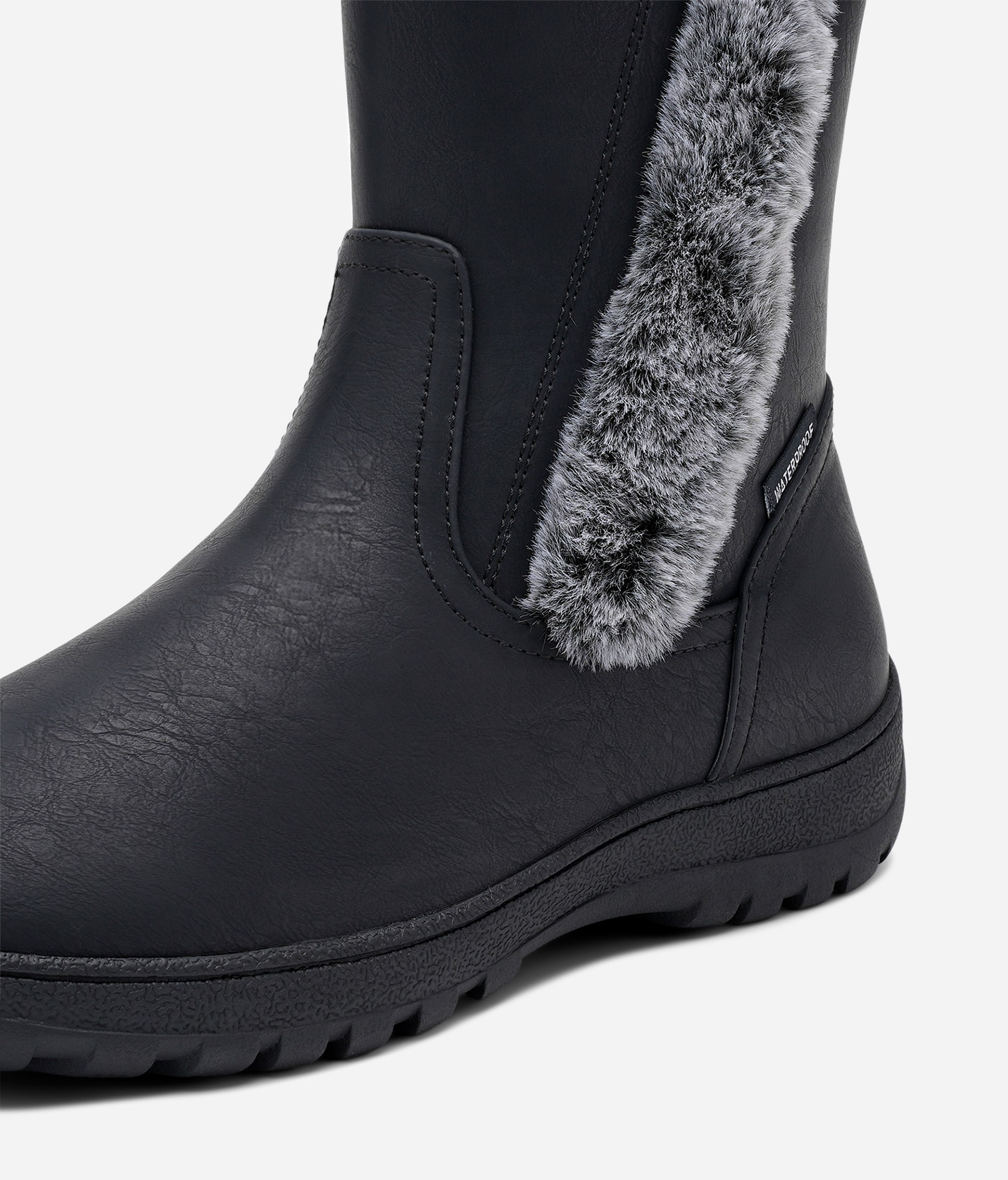 SO ALL, Varmforet støvlett, waterproof Sort