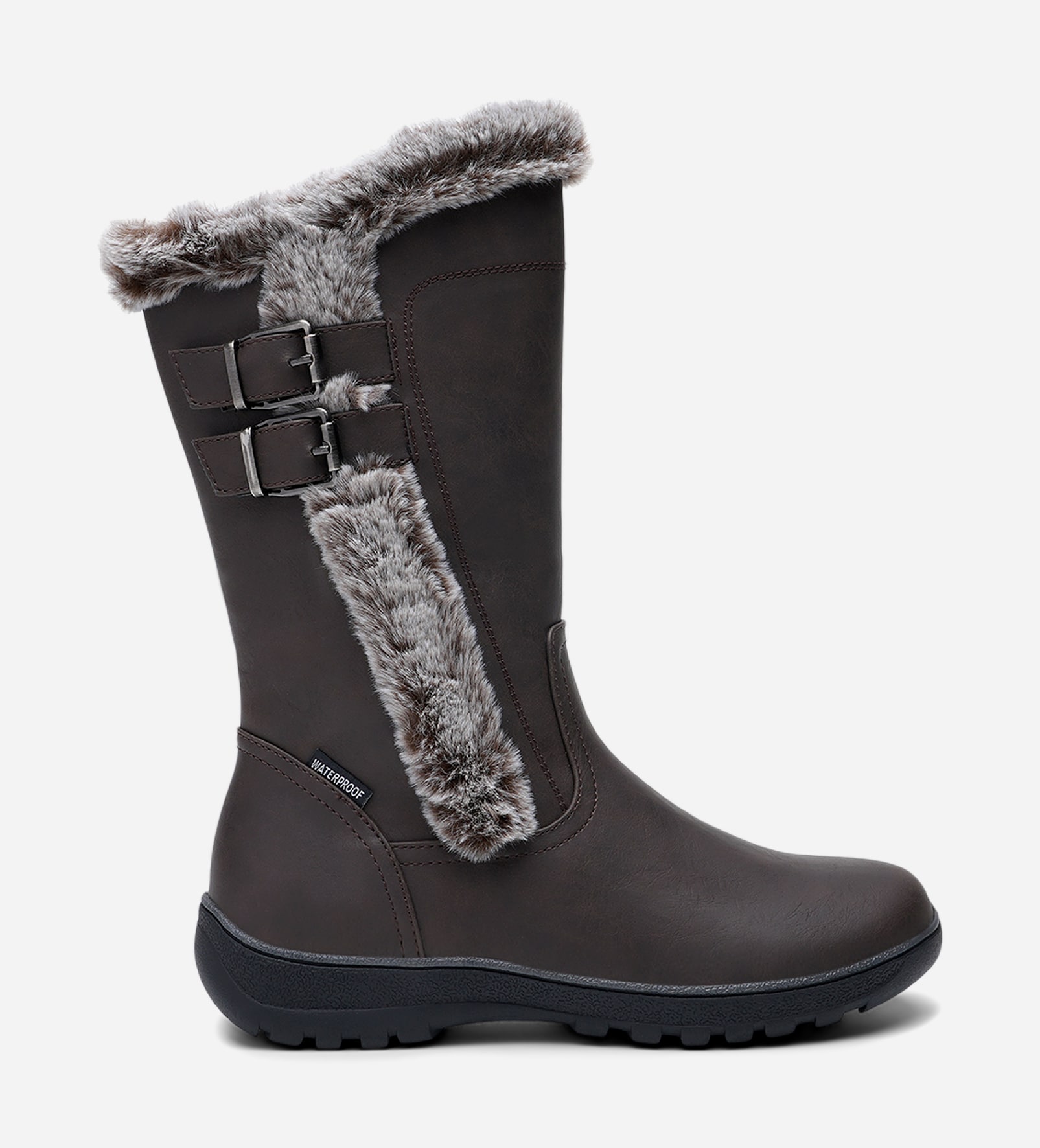 SO ALL, Varmforet støvlett, waterproof Brun