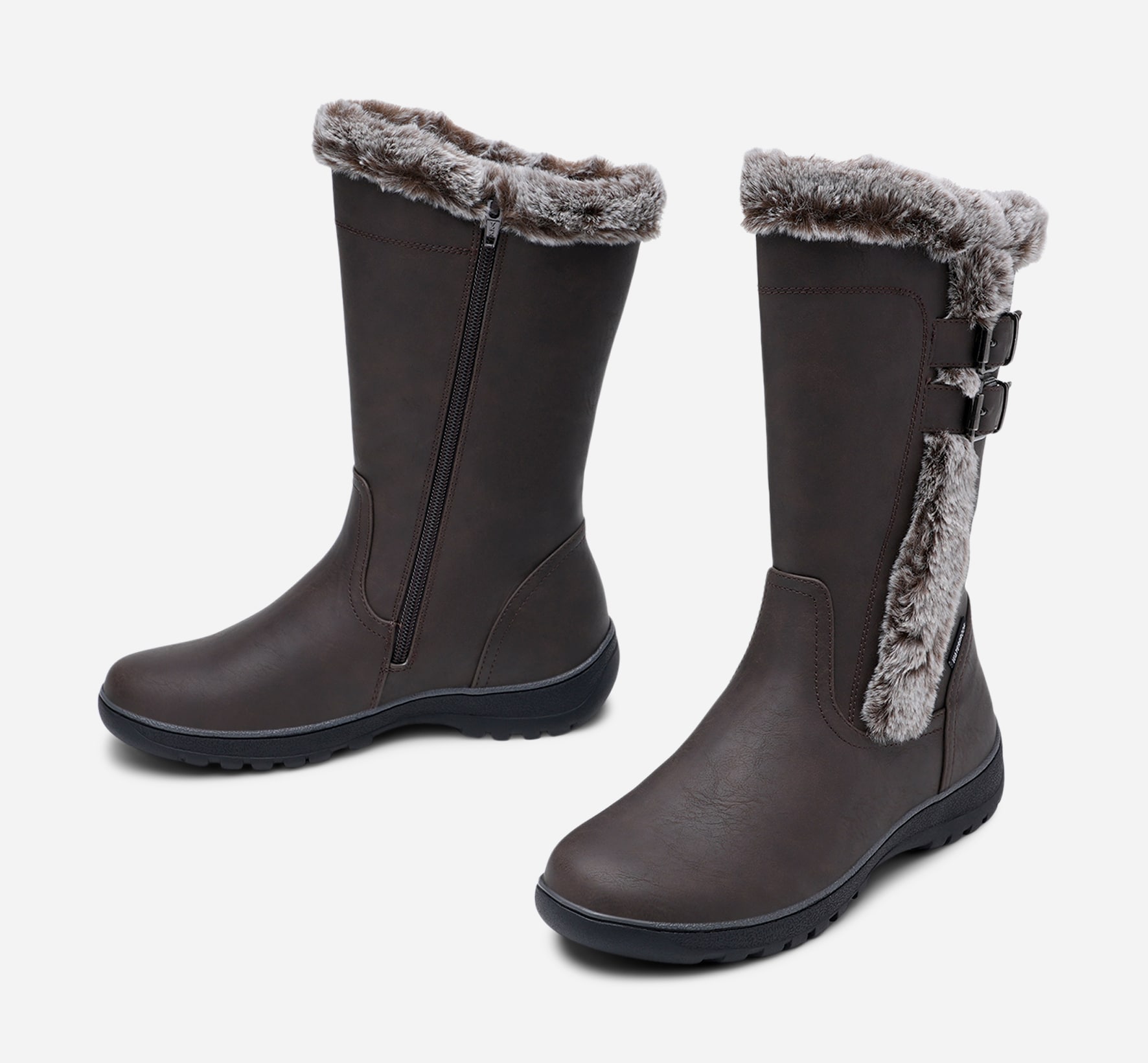 SO ALL, Varmforet støvlett, waterproof Brun