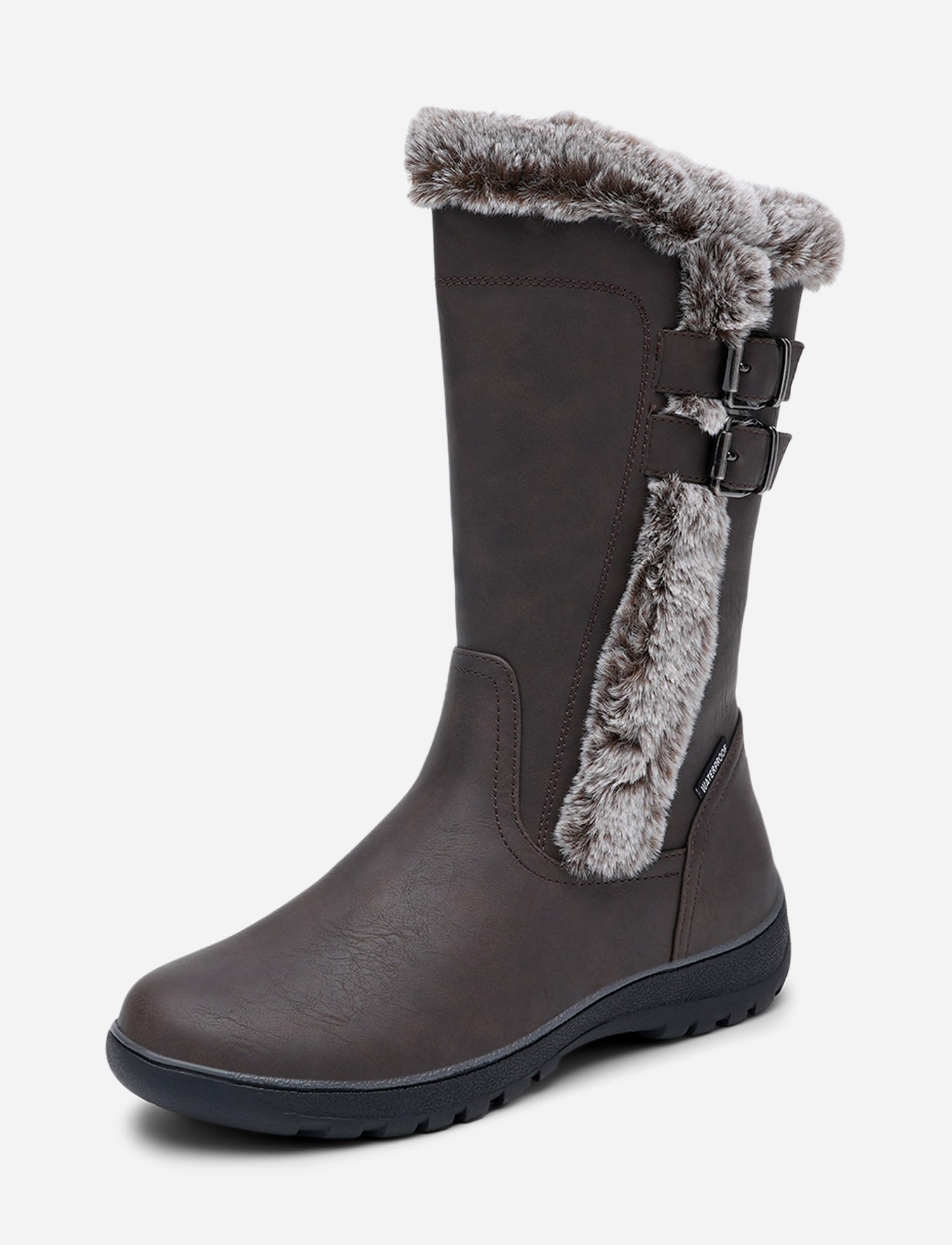 SO ALL, Varmforet støvlett, waterproof Brun