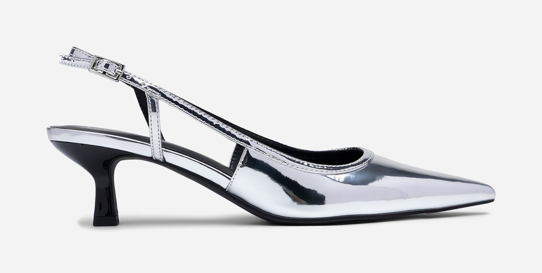 XIT, Pumps med slingback Metall