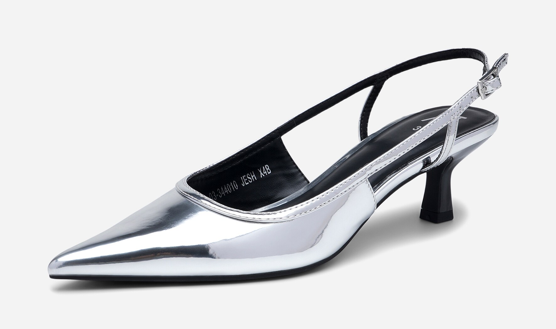 XIT, Pumps med slingback Metall