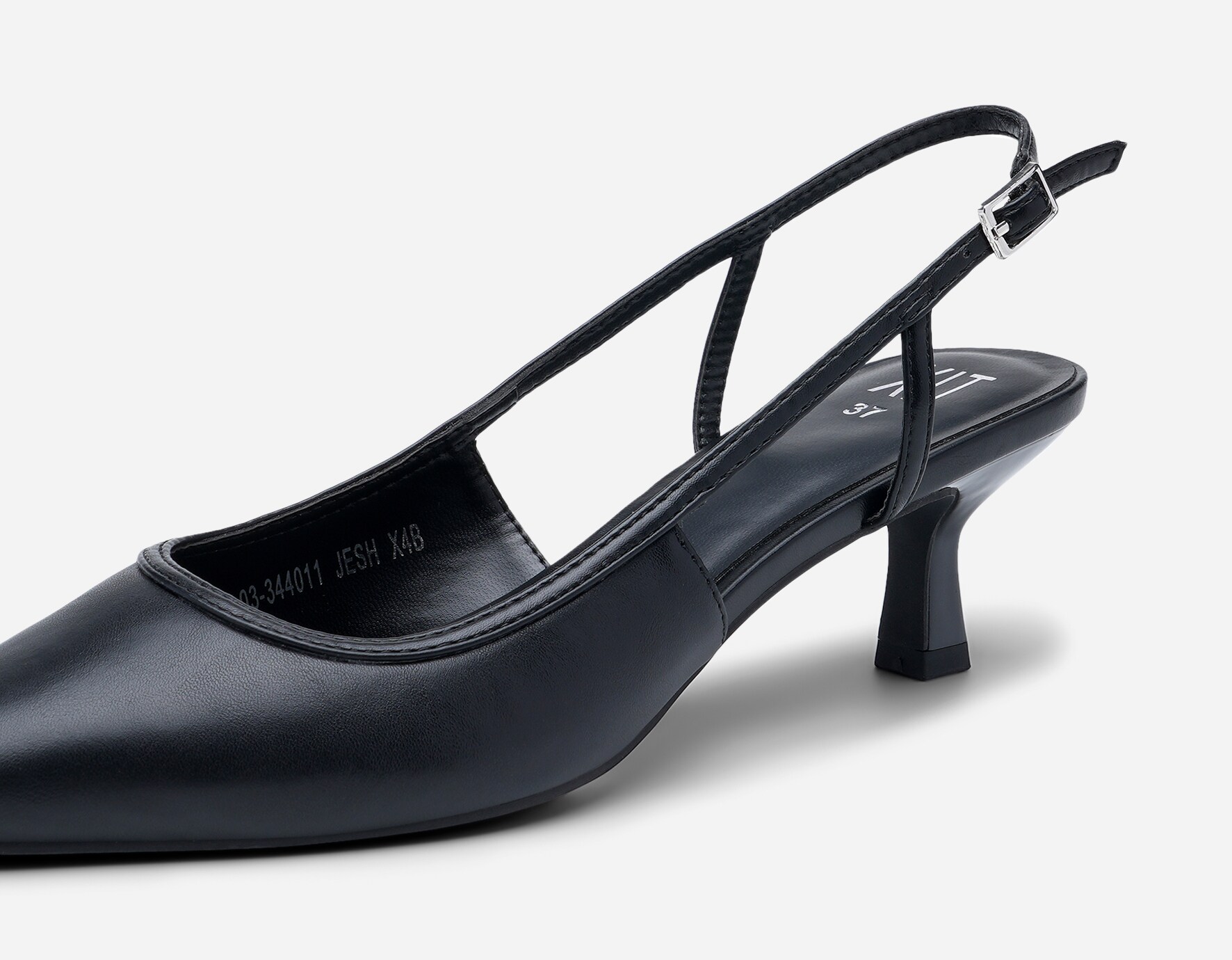 XIT, Pumps med slingback Sort