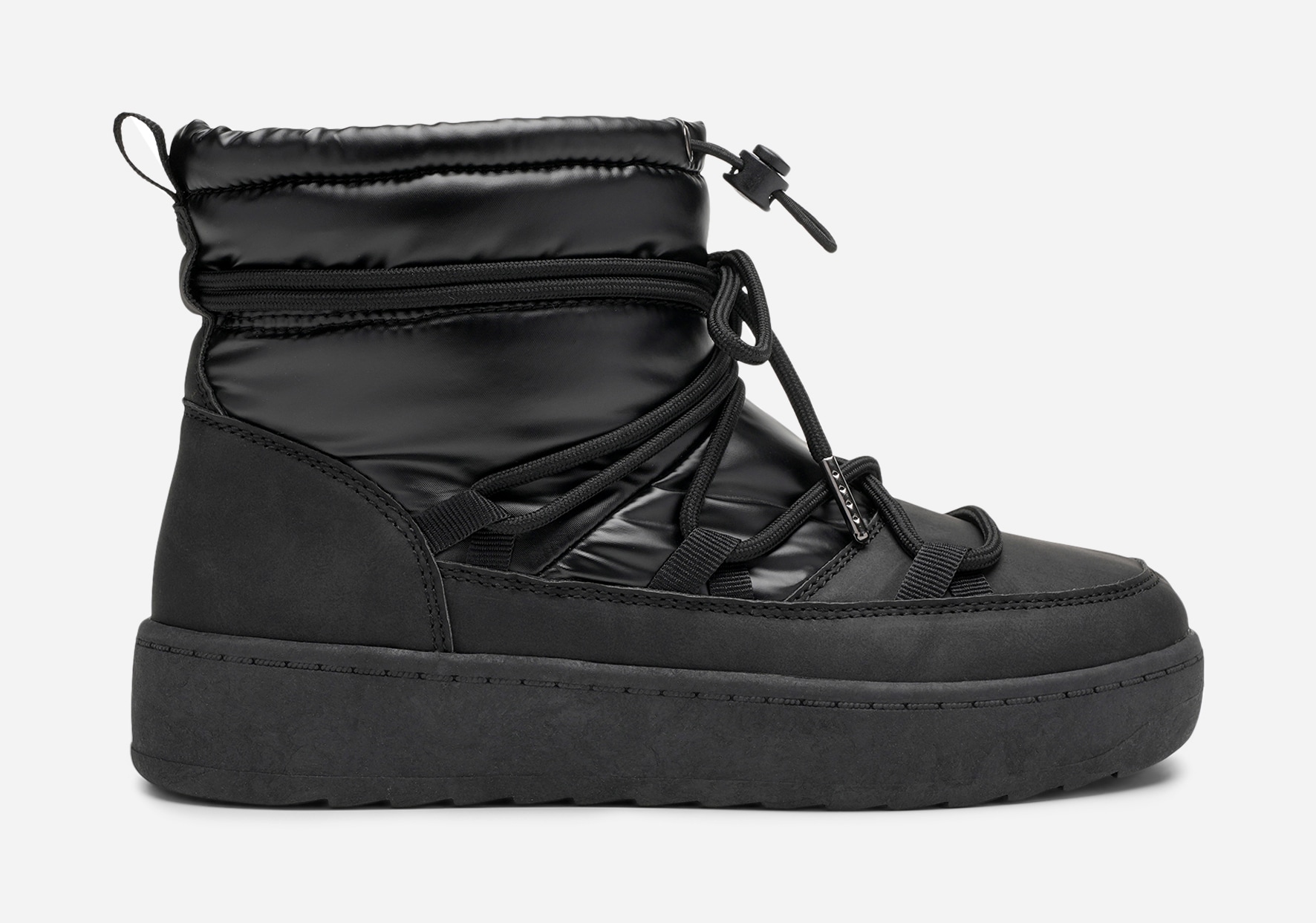 ATTITUDE, Varmforet boots Sort