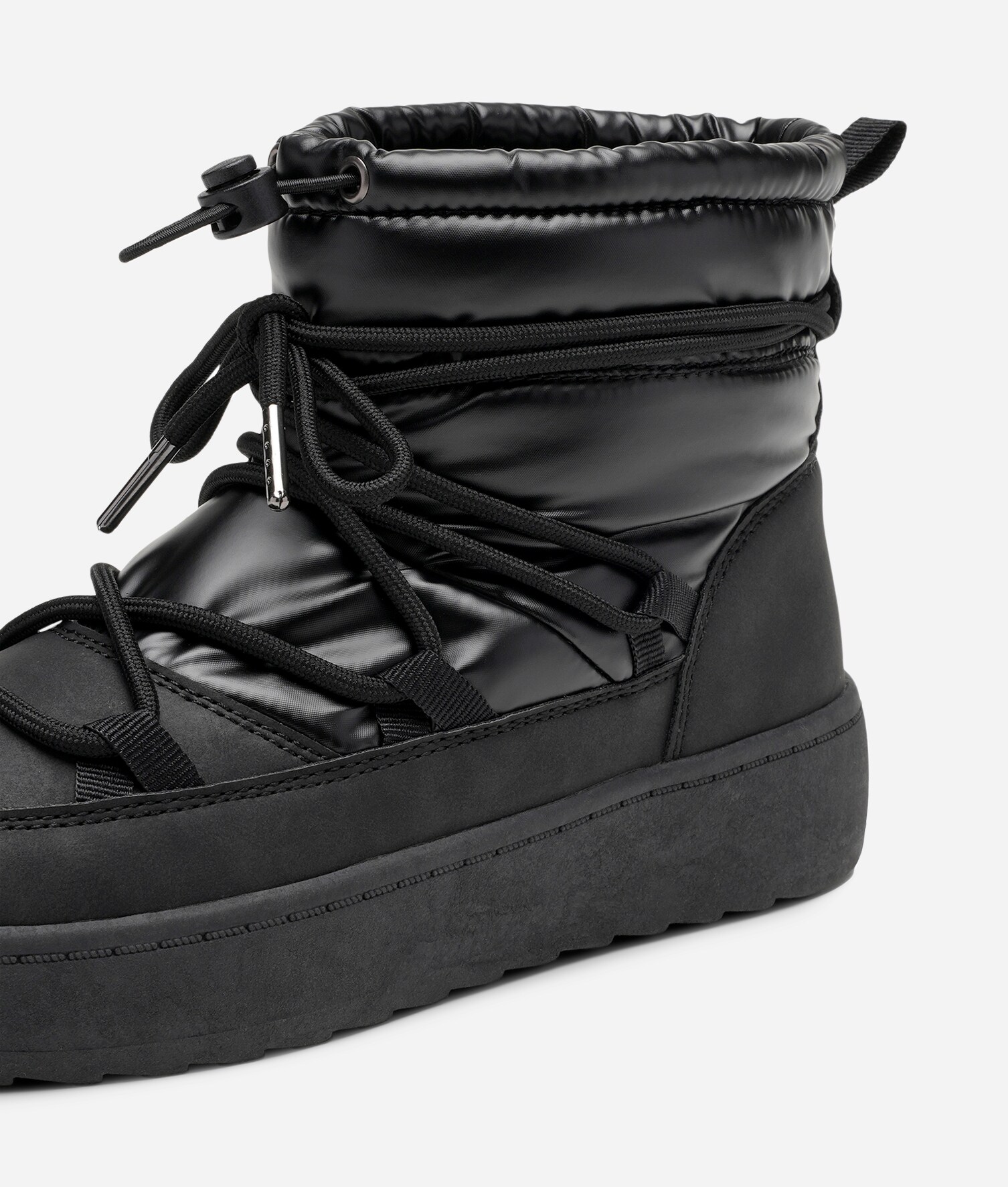 ATTITUDE, Varmforet boots Sort