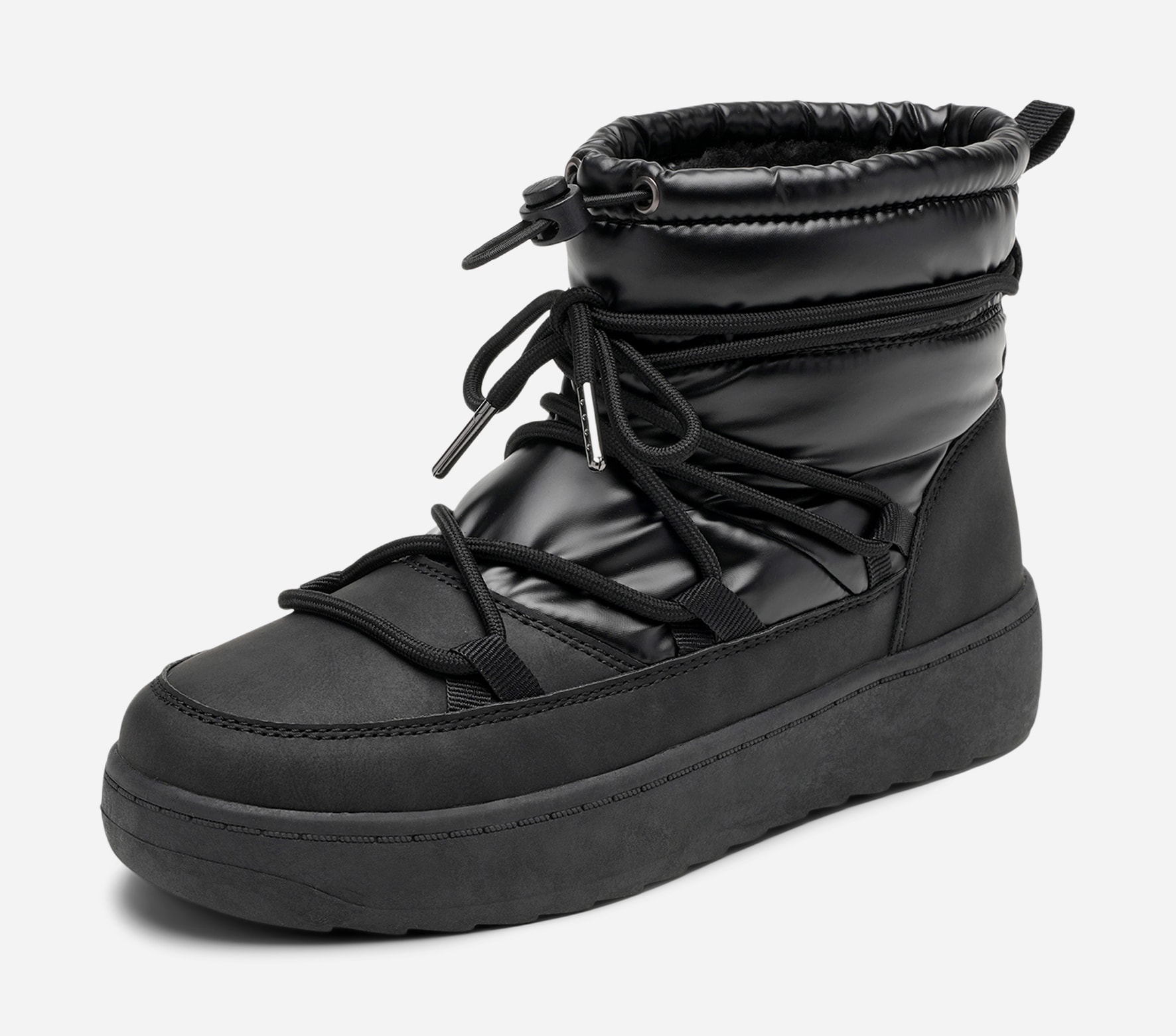 ATTITUDE, Varmforet boots Sort