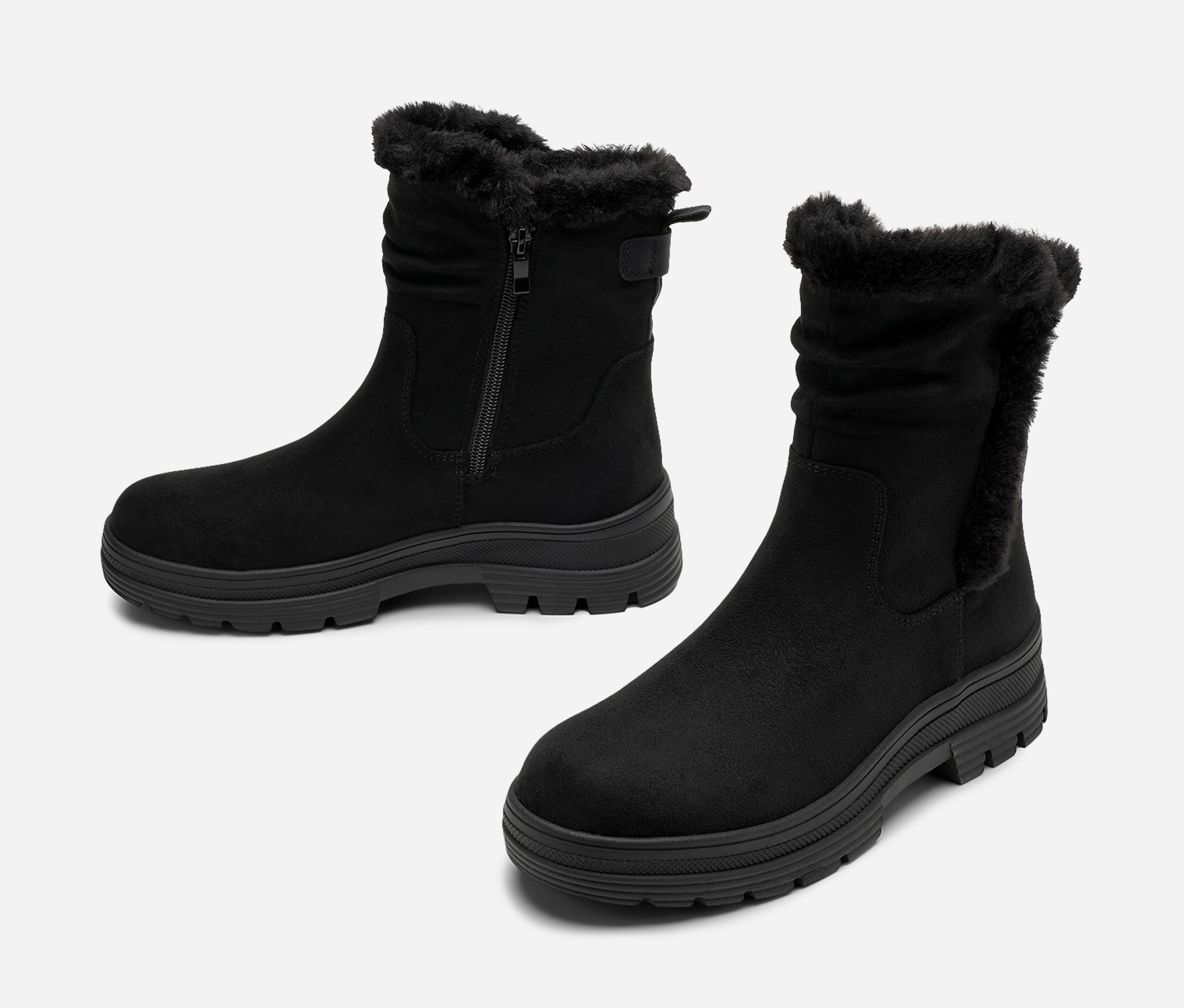 LINEAR, Varmforet boots, waterproof Sort