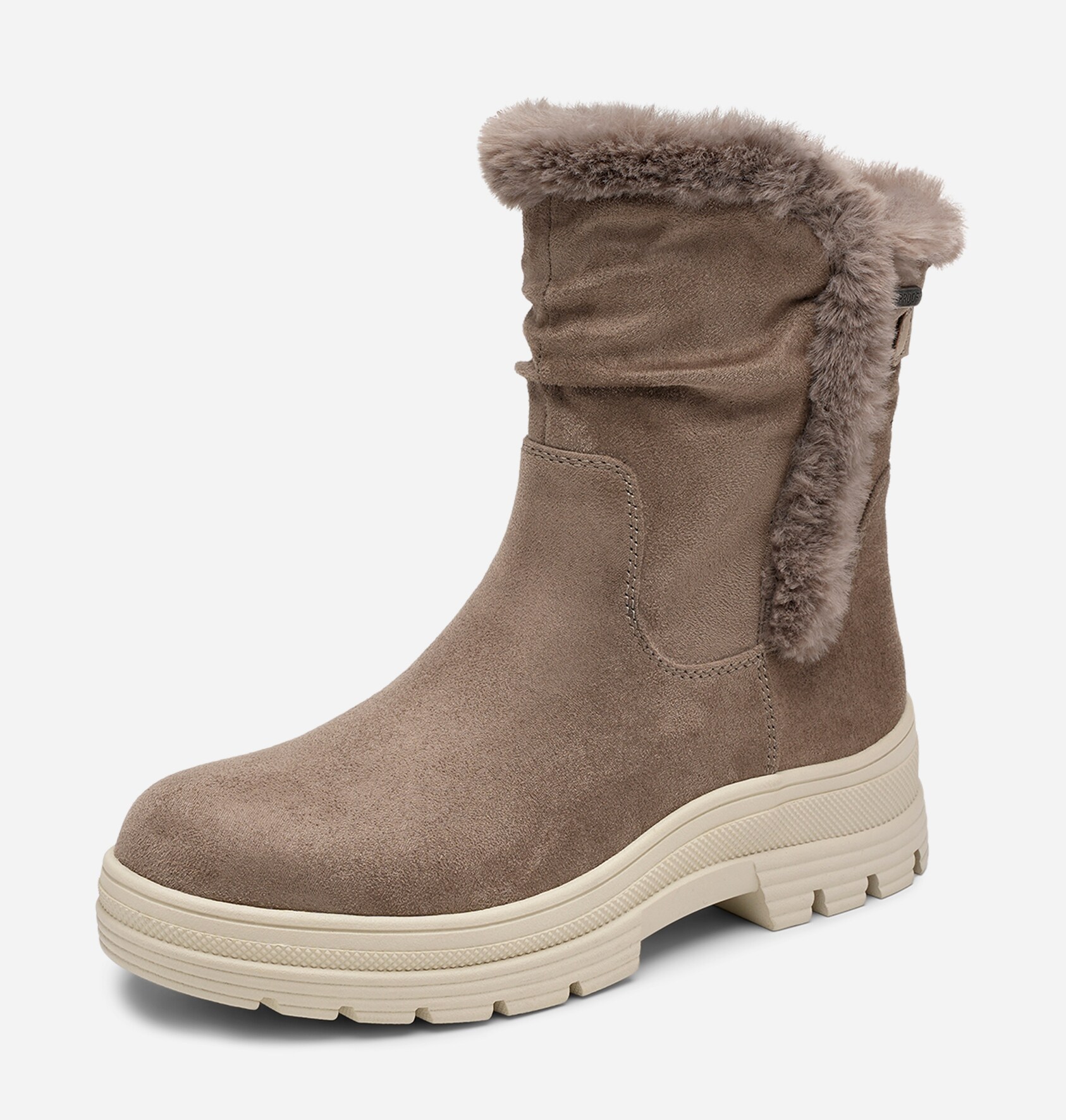 LINEAR, Varmforet boots, waterproof Beige