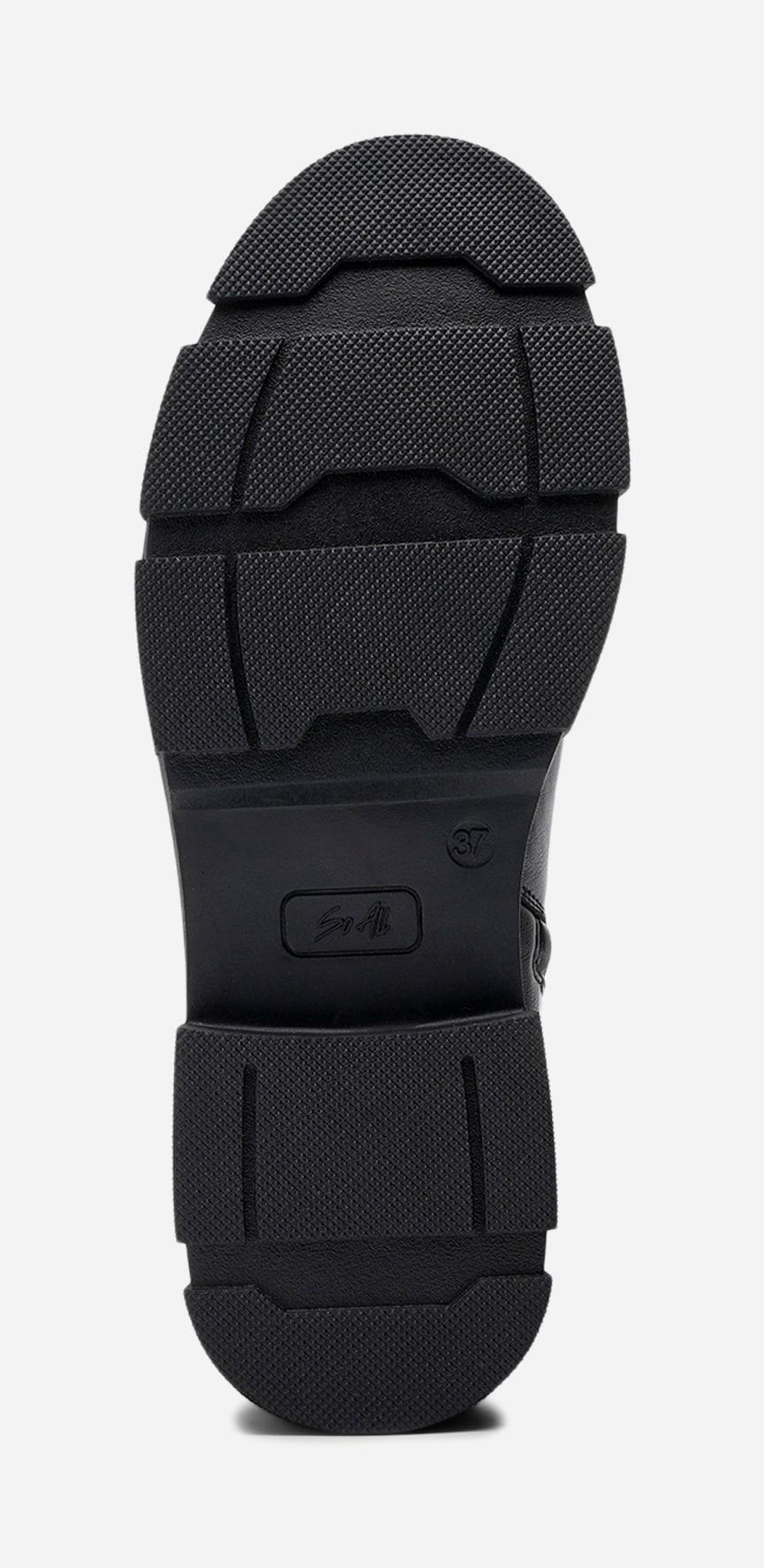 SO ALL, Boots med stretch Sort
