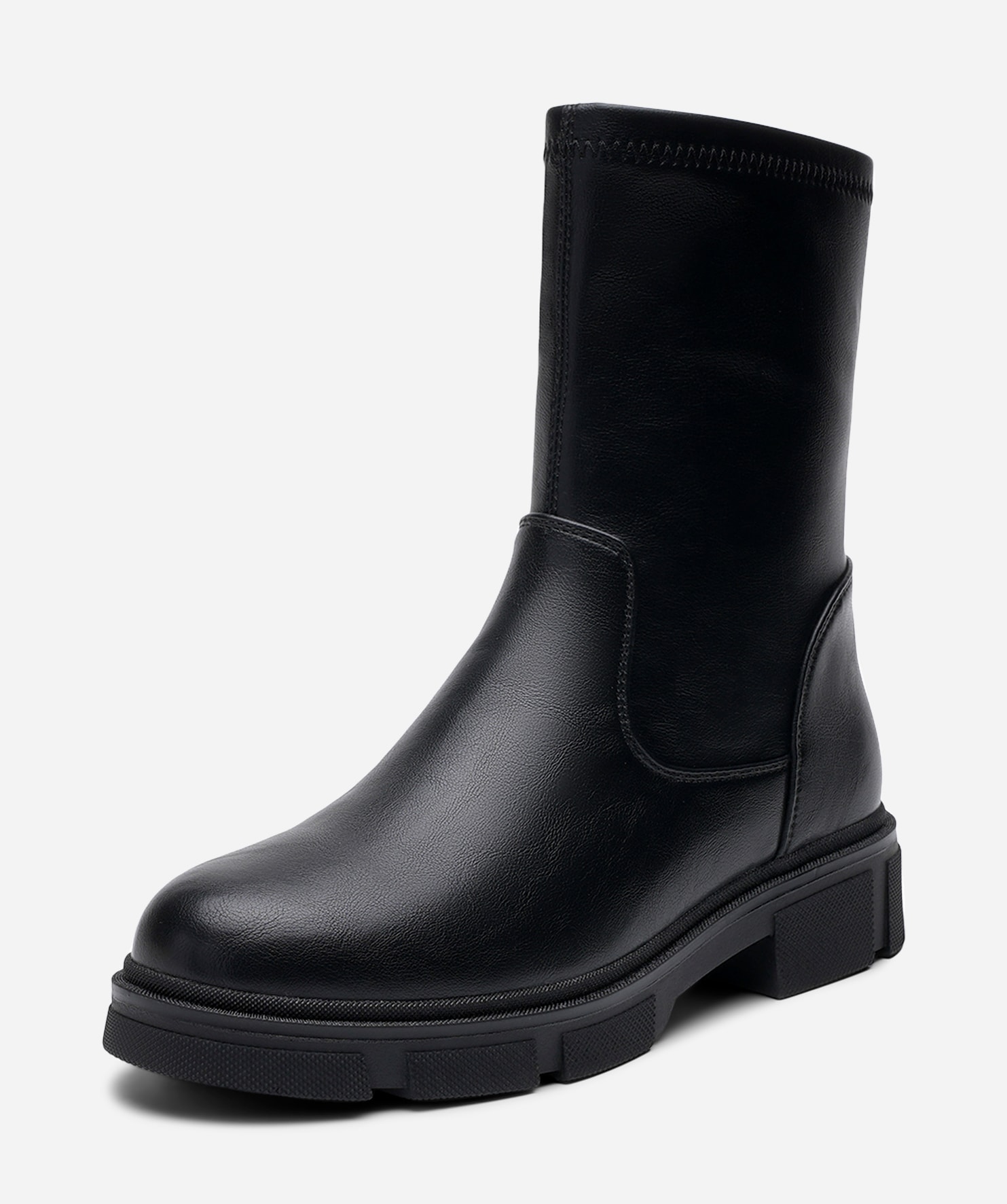 SO ALL, Boots med stretch Sort