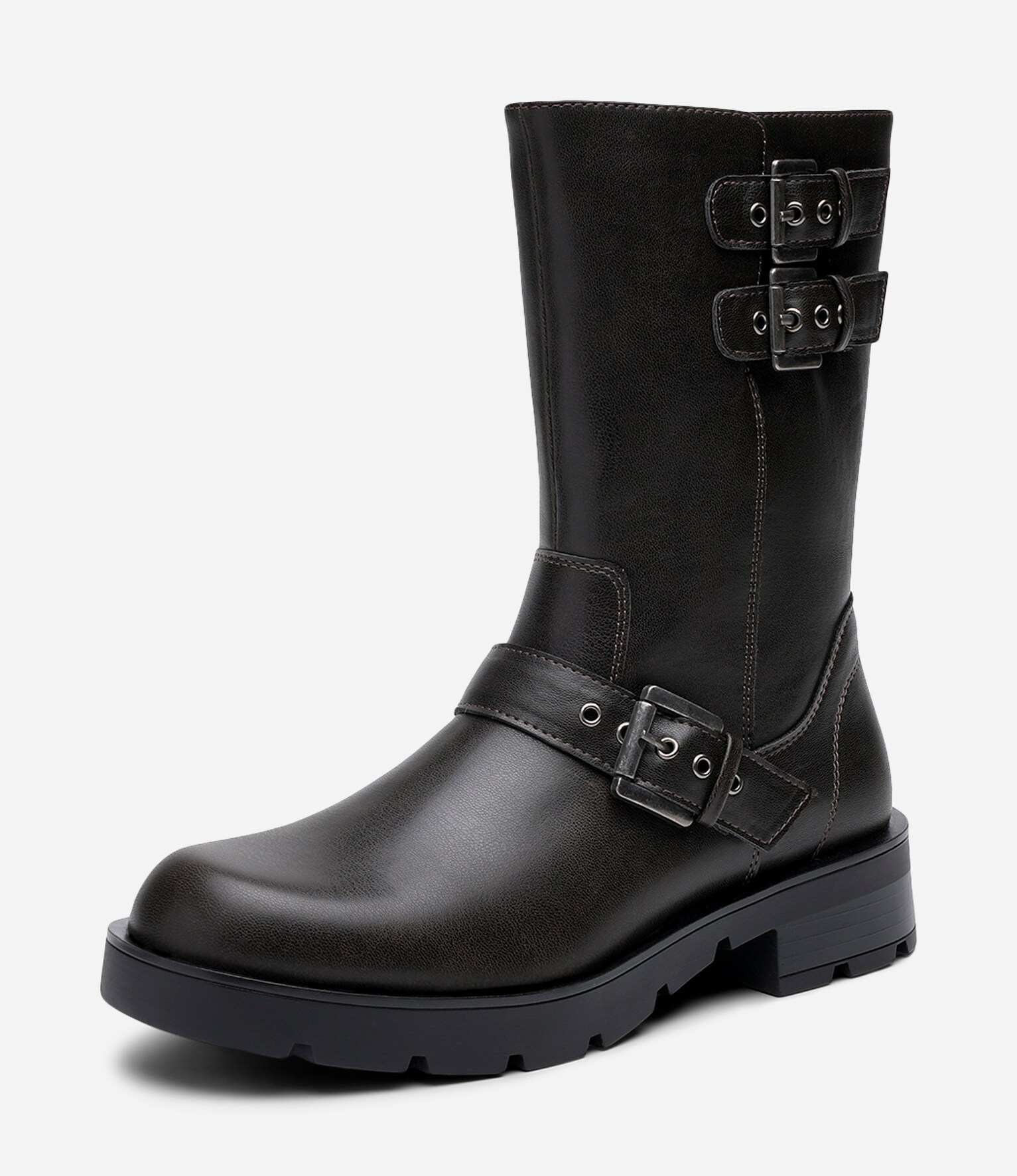 ATTITUDE, Bikerboots Brun