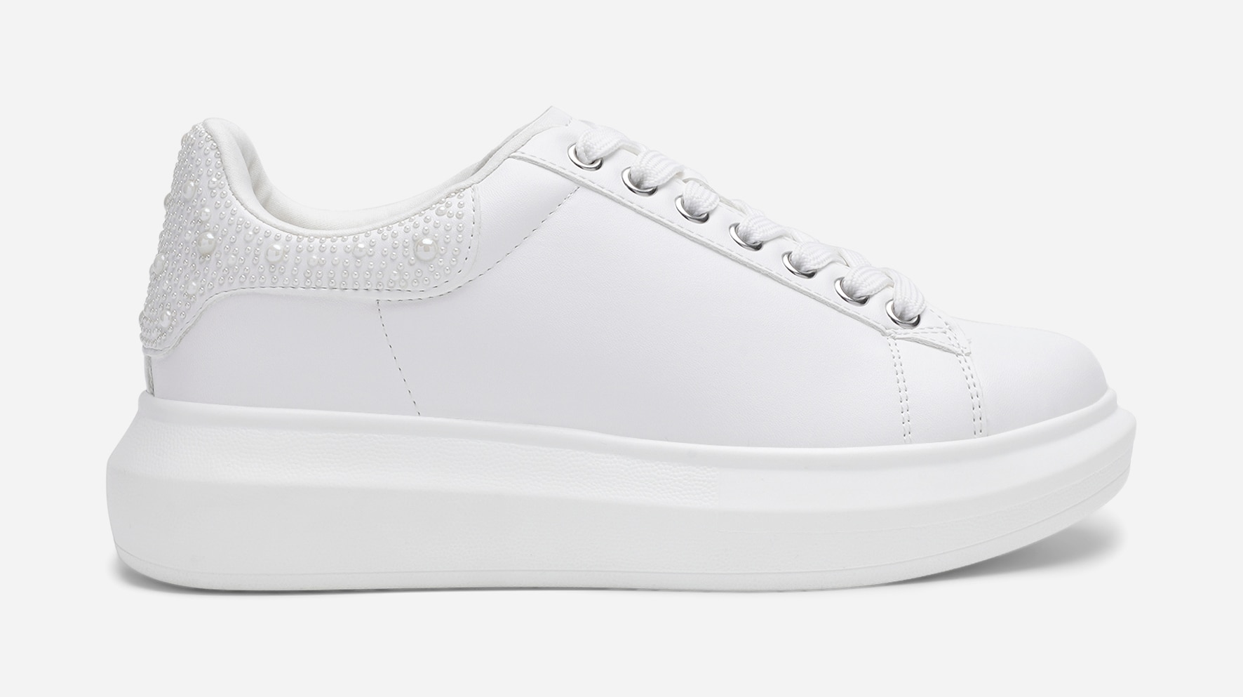 ATTITUDE, Sneakers Hvit