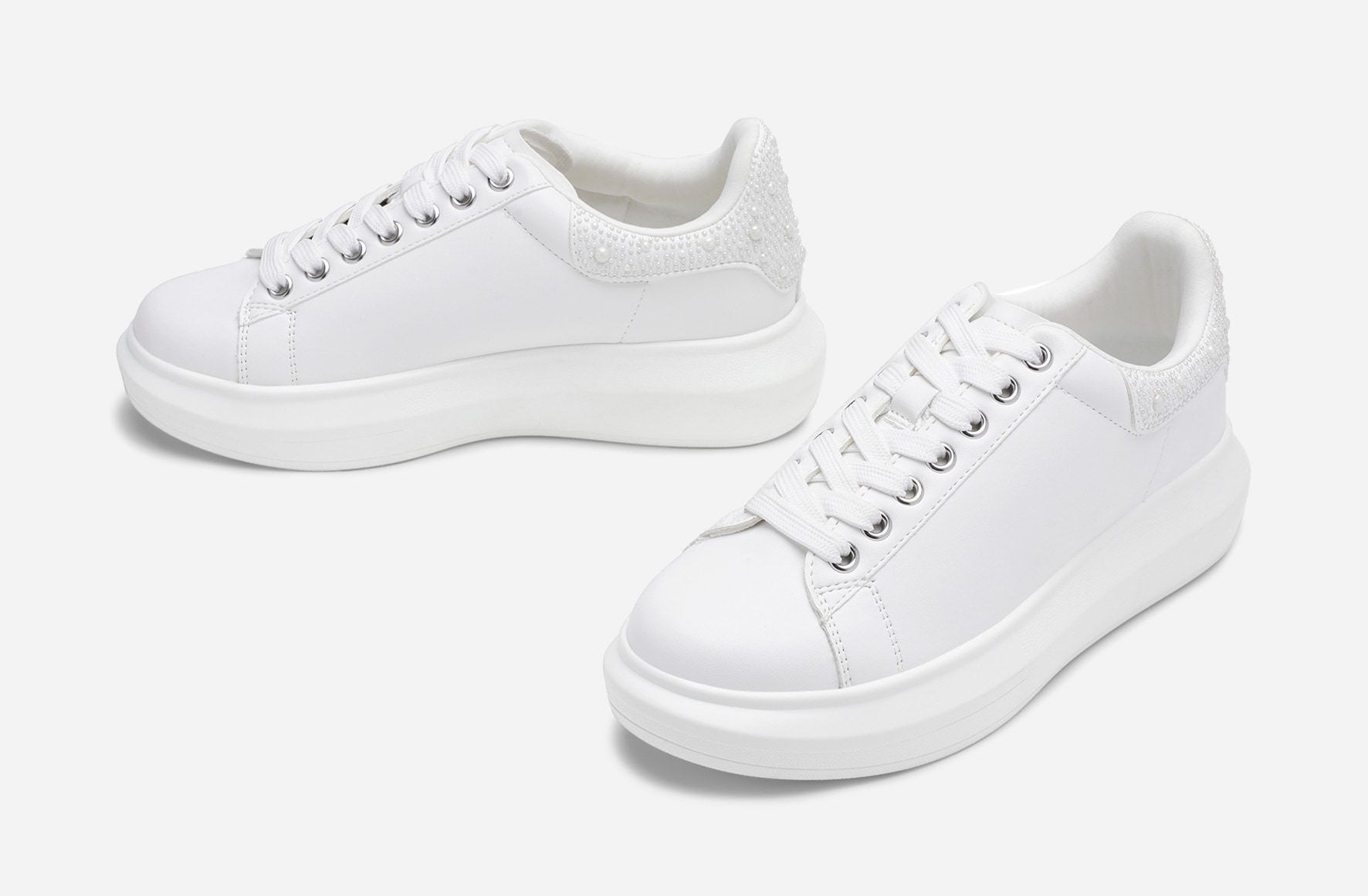 ATTITUDE, Sneakers Hvit
