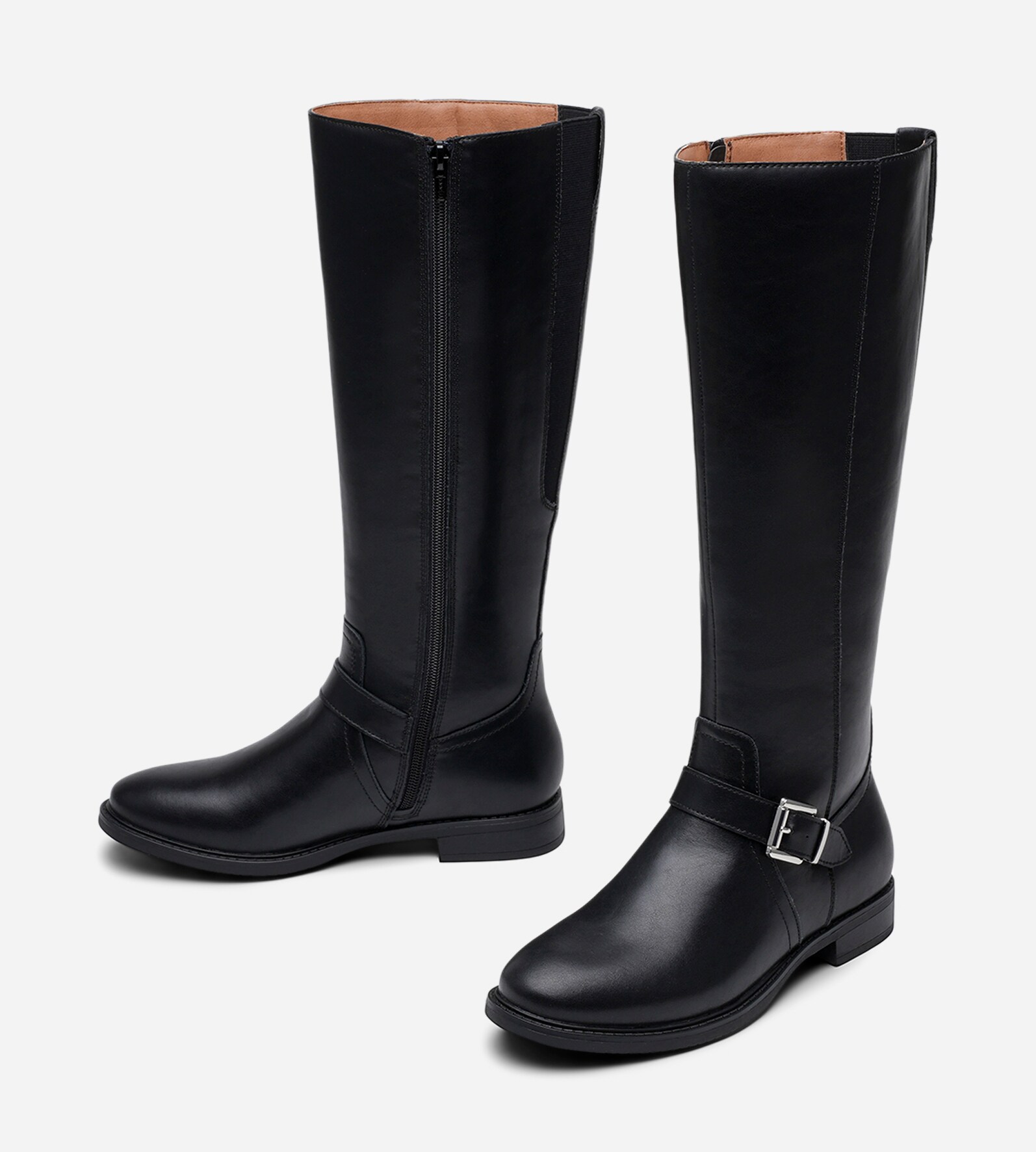 PACE, Støvlett med spenner Sort