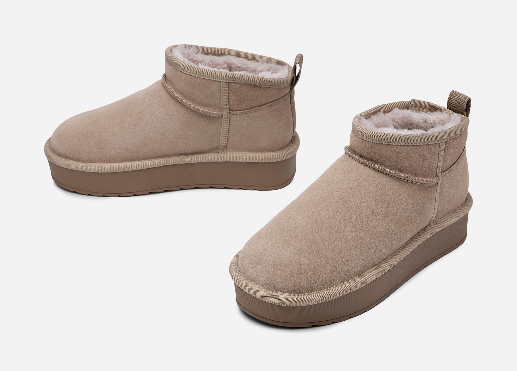 PACE, Varmforet boots Beige