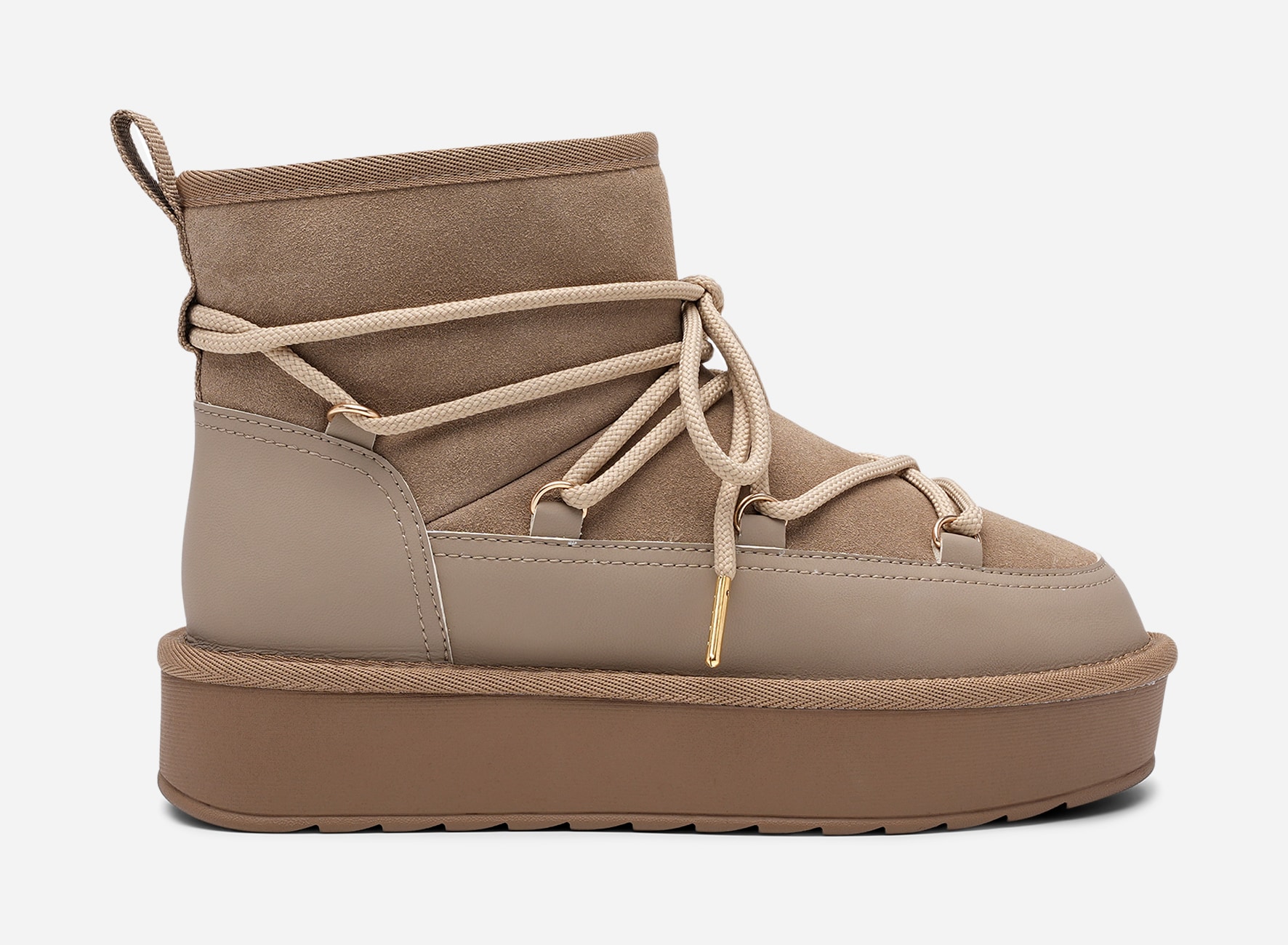 PACE, Varmforet boots Beige