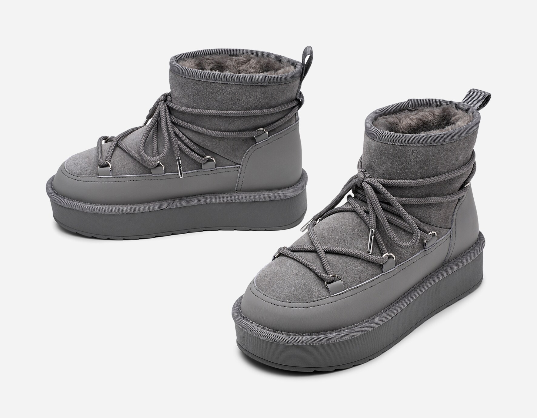 PACE, Varmforet boots Grå