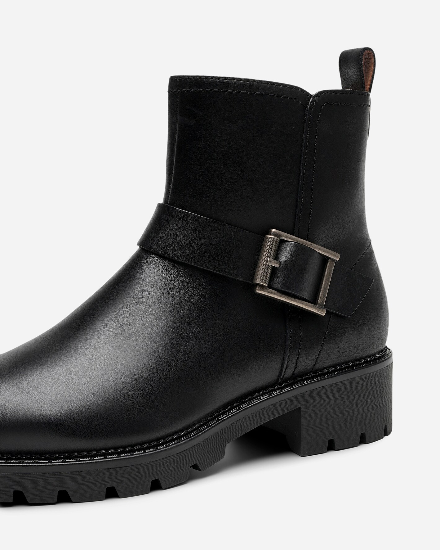 PACE, Boots med spenne Sort