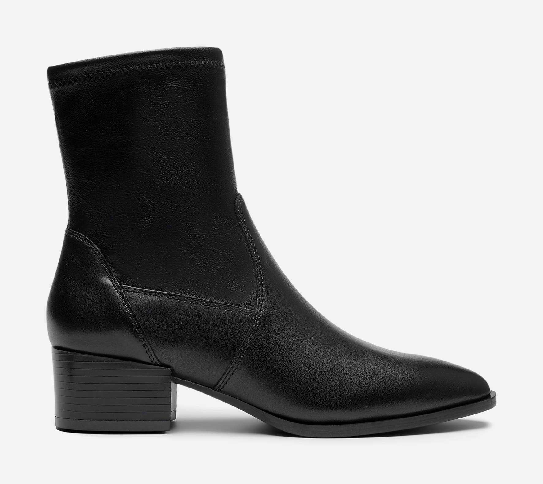 PACE, Boots med stretch Sort