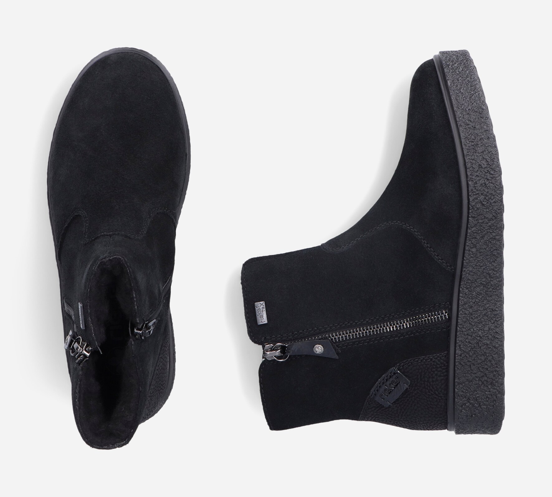 RIEKER, Boots Sort